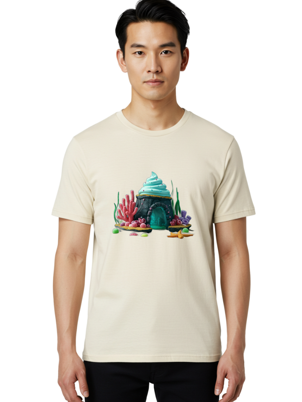 Underwater-Ice-Cream-Castle Men'S Graphic Tee, 100% Cotton, Comfortable Casual Summer Wear, Machine Washable, Vintage Camera, Old Camera, Antique Camera, Black Camera, Classic Photography, Photography Equipment, Nostalgic Device, Film Camera, Ban887
