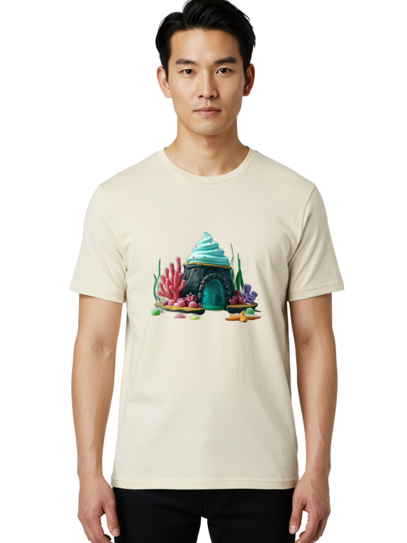 Underwater-Ice-Cream-Castle Men'S Graphic Tee, 100% Cotton, Comfortable Casual Summer Wear, Machine Washable, Vintage Camera, Old Camera, Antique Camera, Black Camera, Classic Photography, Photography Equipment, Nostalgic Device, Film Camera, Ban887
