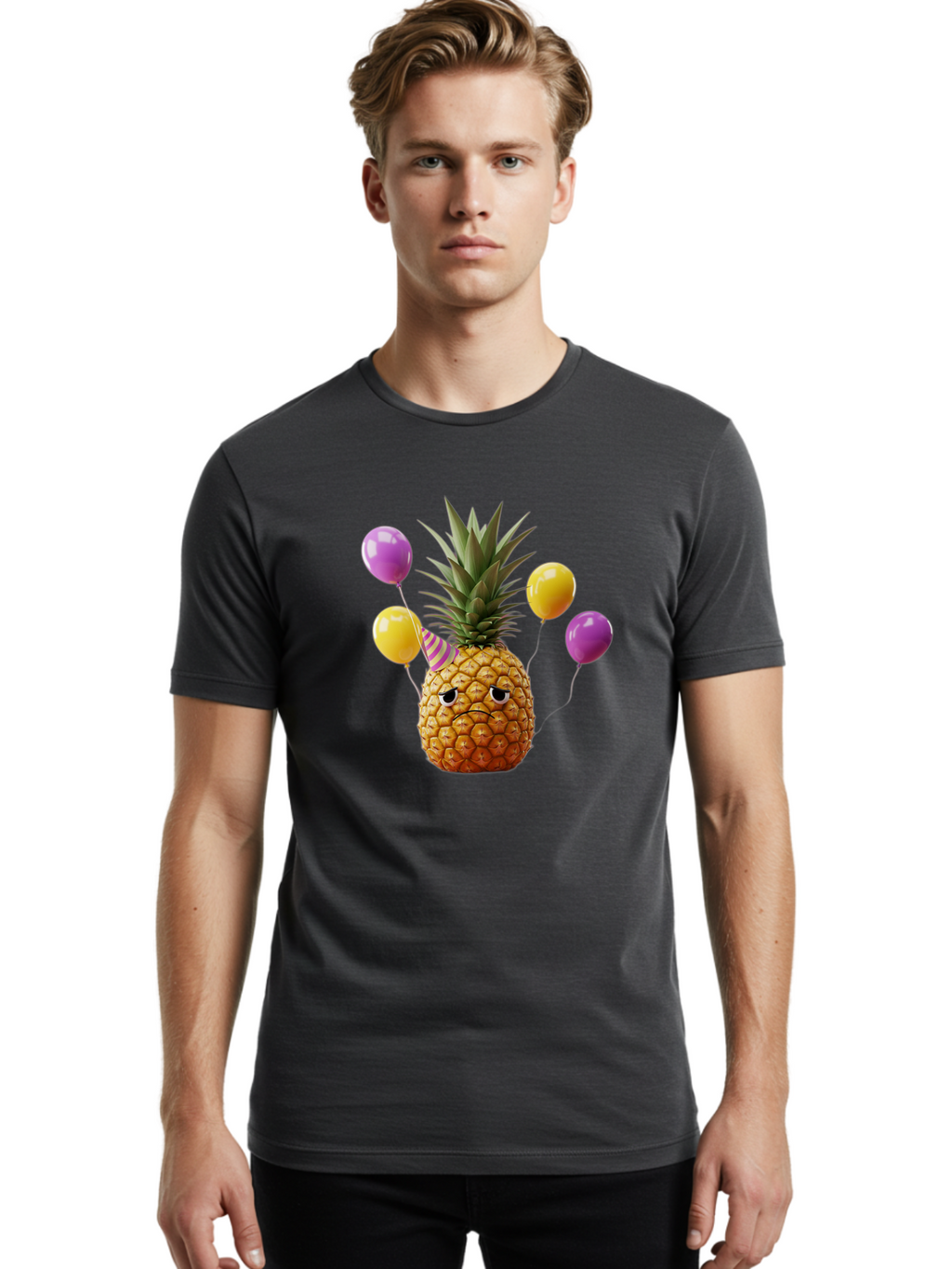 Unhappy-Pineapple Men'S Graphic Tee, 100% Cotton, Comfortable Casual Summer Wear, Machine Washable, Vintage Camera, Old Camera, Antique Camera, Black Camera, Classic Photography, Photography Equipment, Nostalgic Device, Film Camera, Camera Art Ban888