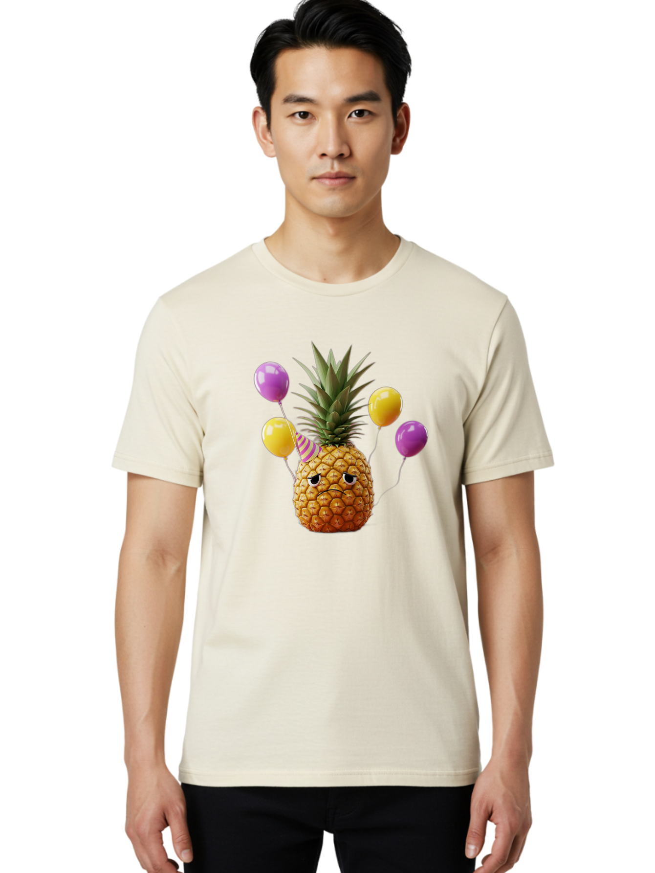 Unhappy-Pineapple Men'S Graphic Tee, 100% Cotton, Comfortable Casual Summer Wear, Machine Washable, Vintage Camera, Old Camera, Antique Camera, Black Camera, Classic Photography, Photography Equipment, Nostalgic Device, Film Camera, Camera Art Ban888