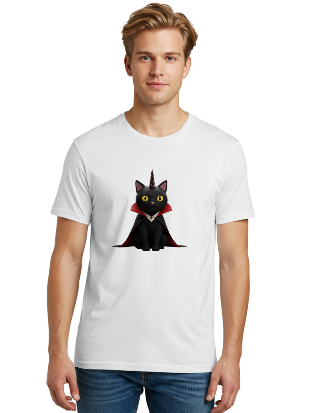 Vampire-Cat-Unicorn Men'S Graphic Tee, 100% Cotton, Comfortable Casual Summer Wear, Machine Washable, Vintage Camera, Old Camera, Antique Camera, Black Camera, Classic Photography, Photography Equipment, Nostalgic Device, Film Camera, Ban893