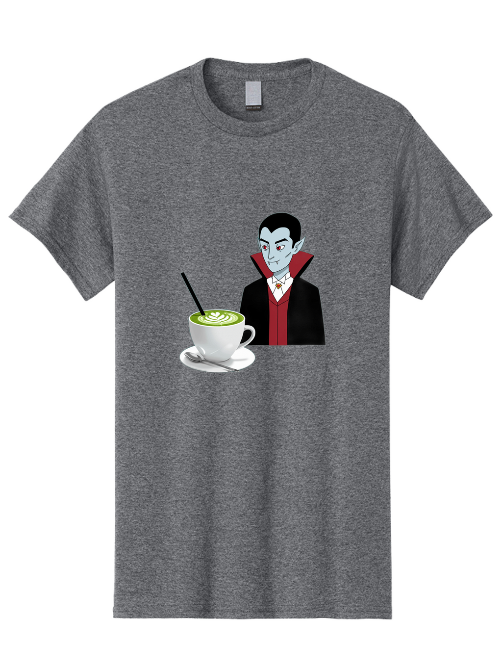 Vampire-Drinking-Coffee Men'S Graphic Tee, 100% Cotton, Comfortable Casual Summer Wear, Machine Washable, Vintage Camera, Old Camera, Antique Camera, Black Camera, Classic Photography, Photography Equipment, Nostalgic Device, Film Camera, Ban894