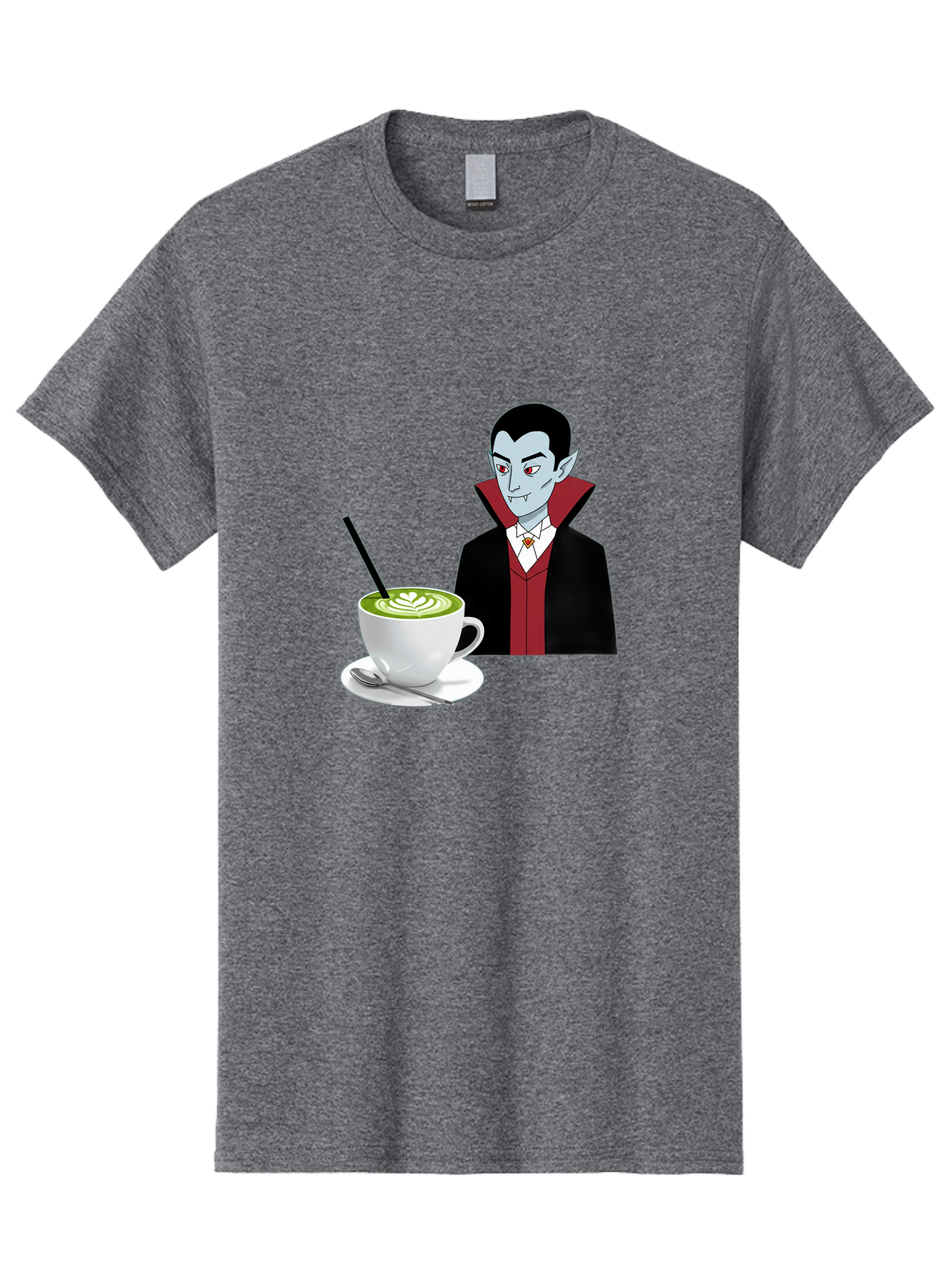 Vampire-Drinking-Coffee Men'S Graphic Tee, 100% Cotton, Comfortable Casual Summer Wear, Machine Washable, Vintage Camera, Old Camera, Antique Camera, Black Camera, Classic Photography, Photography Equipment, Nostalgic Device, Film Camera, Ban894