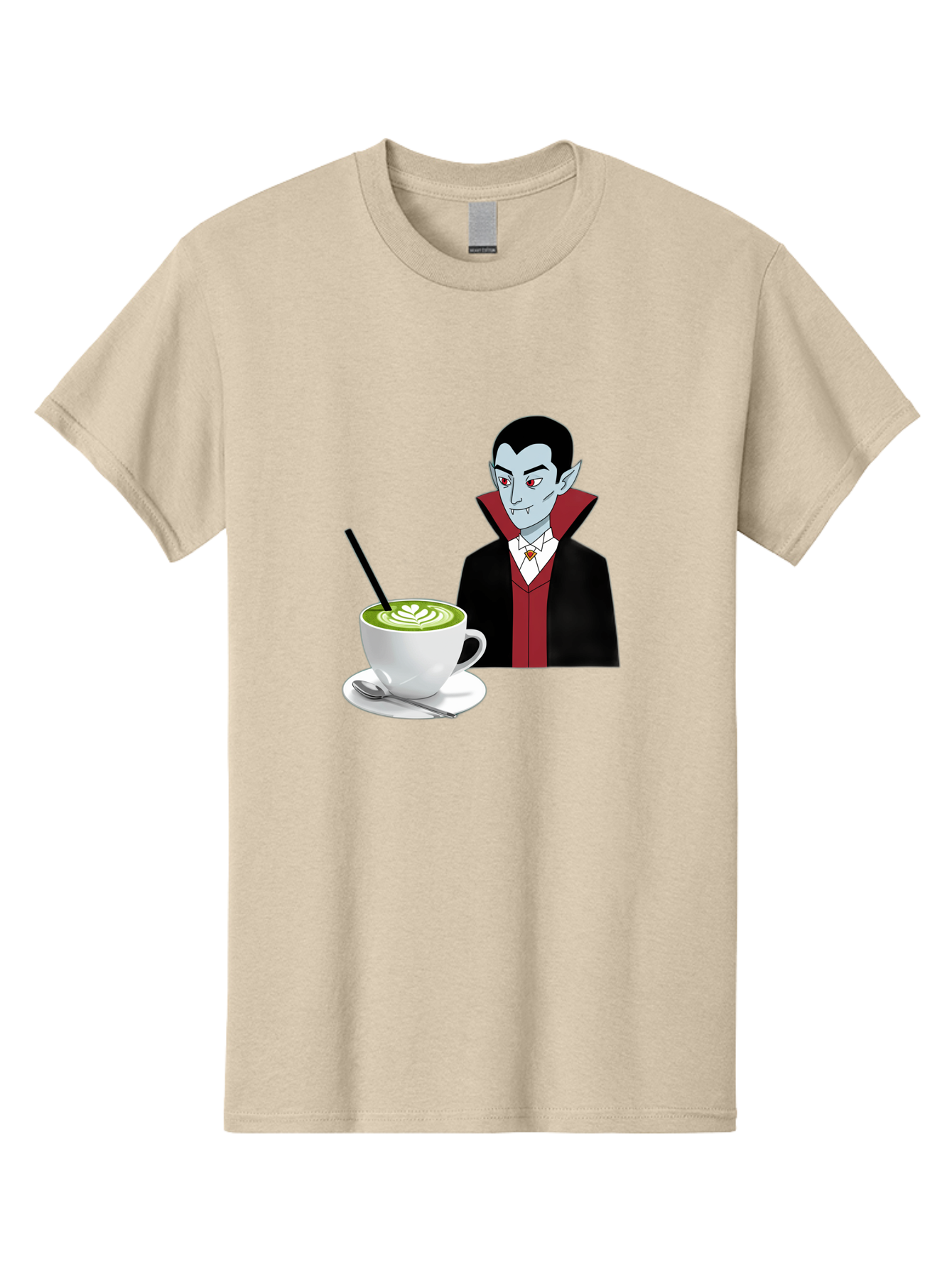 Vampire-Drinking-Coffee Men'S Graphic Tee, 100% Cotton, Comfortable Casual Summer Wear, Machine Washable, Vintage Camera, Old Camera, Antique Camera, Black Camera, Classic Photography, Photography Equipment, Nostalgic Device, Film Camera, Ban894