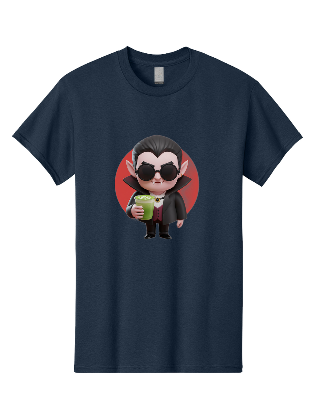 Vampire-Drinking-Matcha Men'S Graphic Tee, 100% Cotton, Comfortable Casual Summer Wear, Machine Washable, Vintage Camera, Old Camera, Antique Camera, Black Camera, Classic Photography, Photography Equipment, Nostalgic Device, Film Camera, Ban900