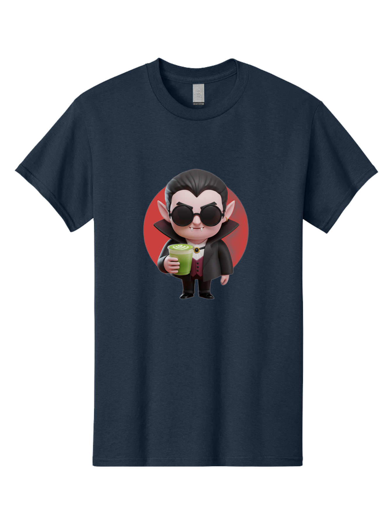 Vampire-Drinking-Matcha Men'S Graphic Tee, 100% Cotton, Comfortable Casual Summer Wear, Machine Washable, Vintage Camera, Old Camera, Antique Camera, Black Camera, Classic Photography, Photography Equipment, Nostalgic Device, Film Camera, Ban900