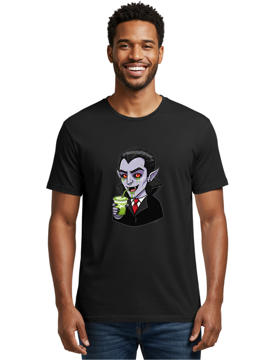 Vampire-Drinking Men'S Graphic Tee, 100% Cotton, Comfortable Casual Summer Wear, Machine Washable, Vintage Camera, Old Camera, Antique Camera, Black Camera, Classic Photography, Photography Equipment, Nostalgic Device, Film Camera, Camera Art Ban901