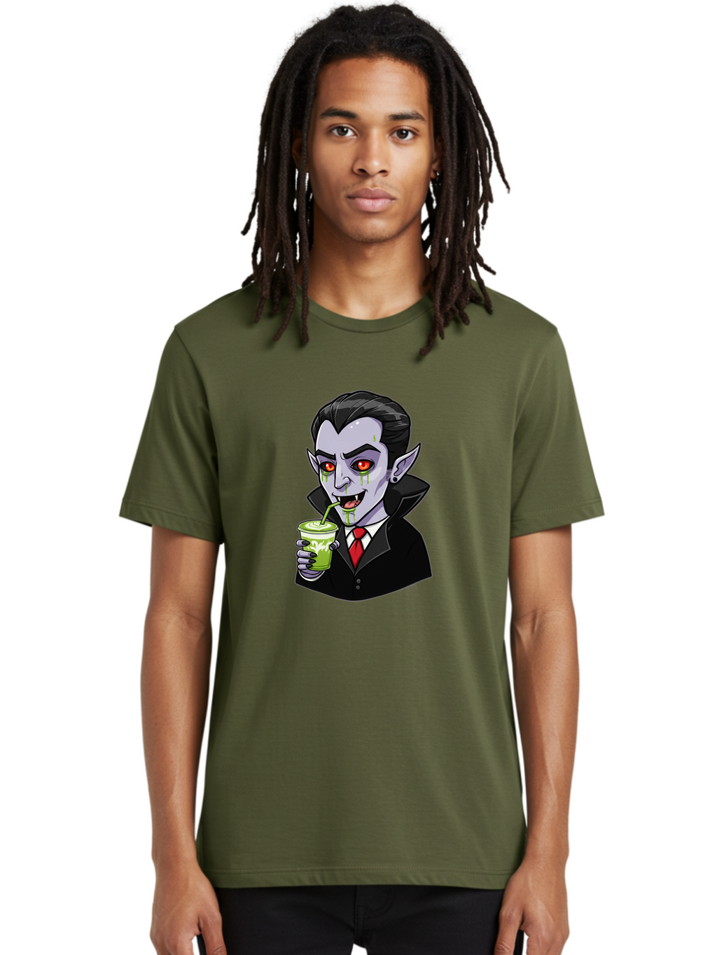Vampire-Drinking Men'S Graphic Tee, 100% Cotton, Comfortable Casual Summer Wear, Machine Washable, Vintage Camera, Old Camera, Antique Camera, Black Camera, Classic Photography, Photography Equipment, Nostalgic Device, Film Camera, Camera Art Ban901