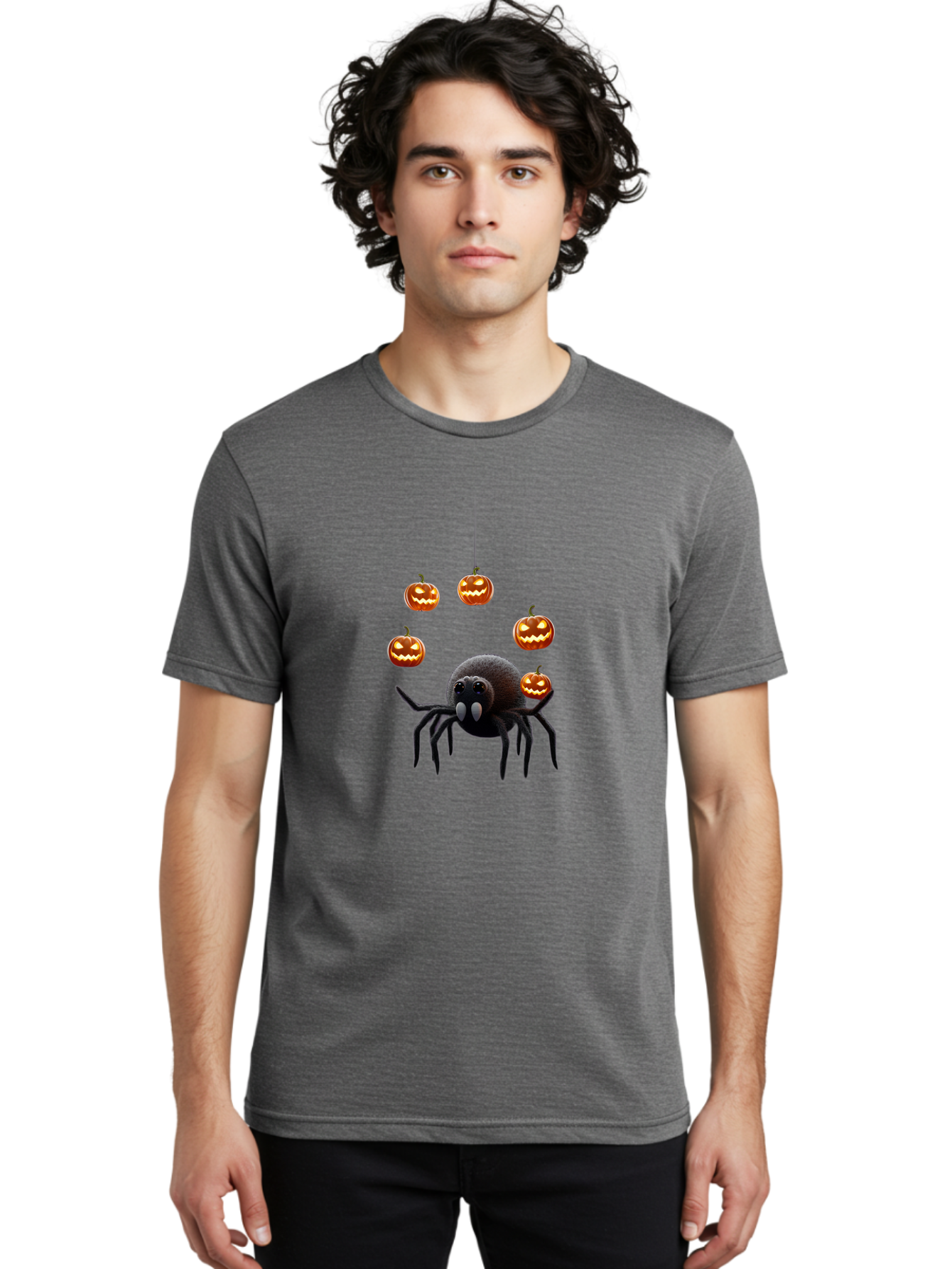 Vampire-Spider-With-Pumpkins Men'S Graphic Tee, 100% Cotton, Comfortable Casual Summer Wear, Machine Washable, Vintage Camera, Old Camera, Antique Camera, Black Camera, Classic Photography, Photography Equipment, Nostalgic Device, Film Camera, Ban902