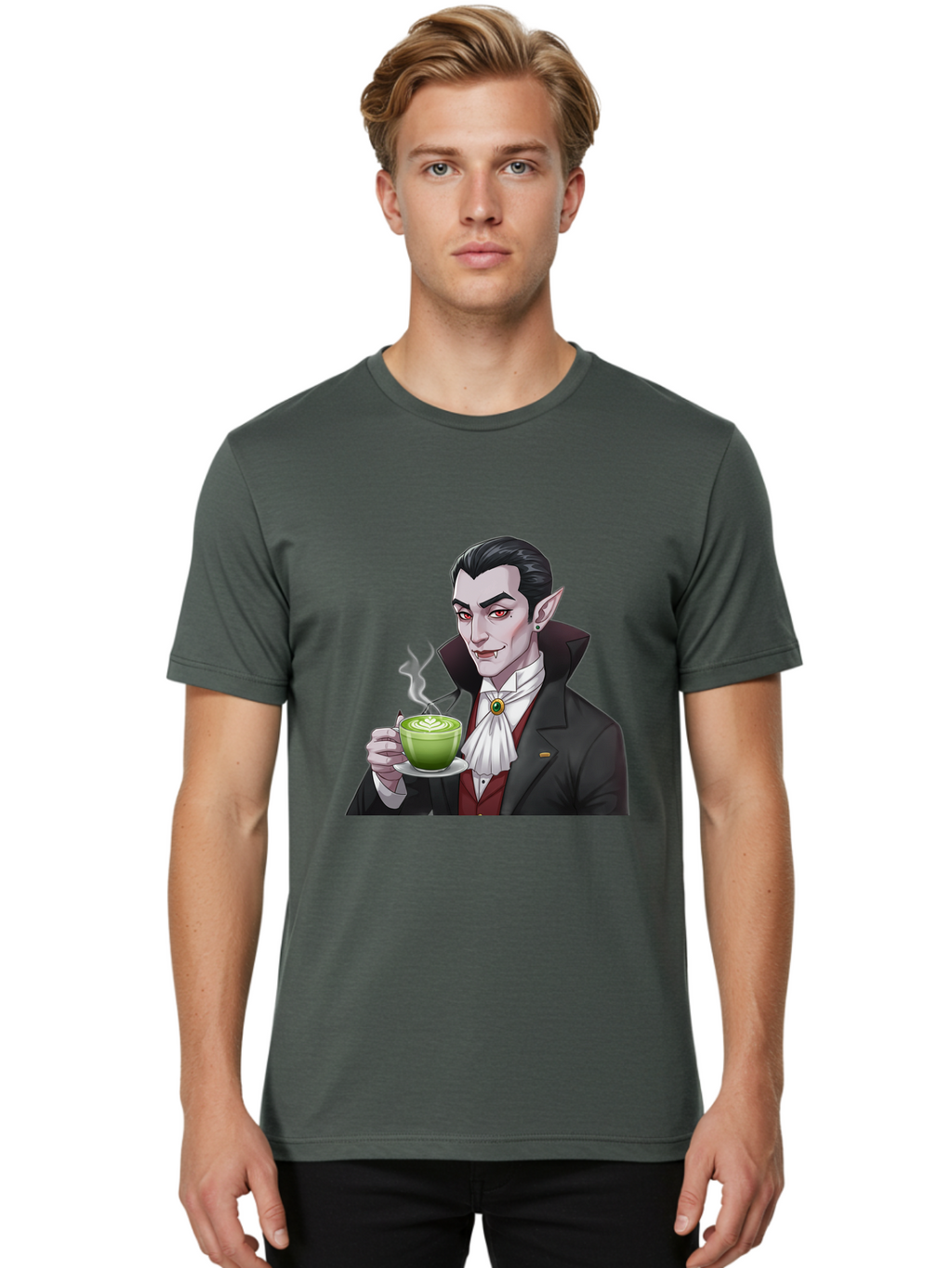 Vampire Men'S Graphic Tee, 100% Cotton, Comfortable Casual Summer Wear, Machine Washable, Vintage Camera, Old Camera, Antique Camera, Black Camera, Classic Photography, Photography Equipment, Nostalgic Device, Film Camera, Camera Art Ban905