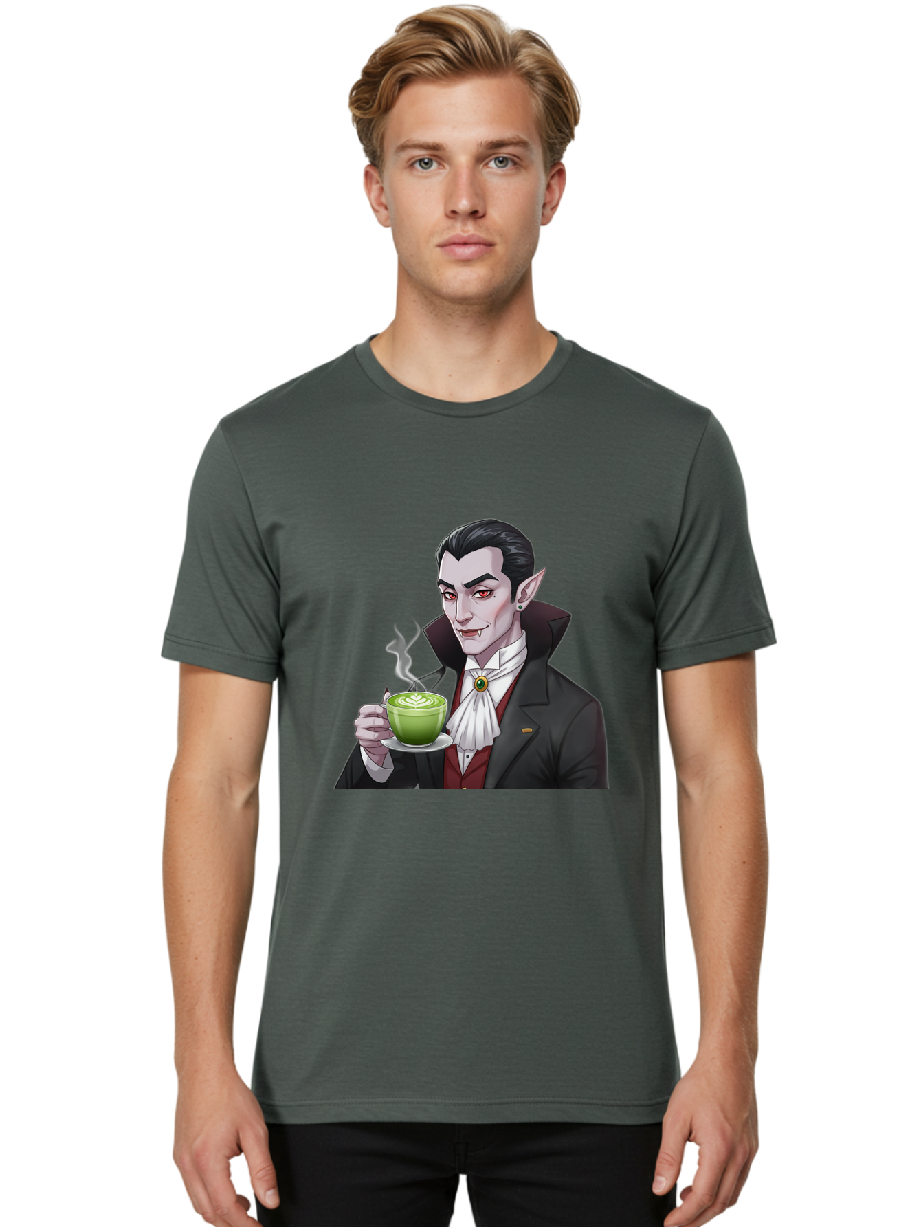 Vampire Men'S Graphic Tee, 100% Cotton, Comfortable Casual Summer Wear, Machine Washable, Vintage Camera, Old Camera, Antique Camera, Black Camera, Classic Photography, Photography Equipment, Nostalgic Device, Film Camera, Camera Art Ban905