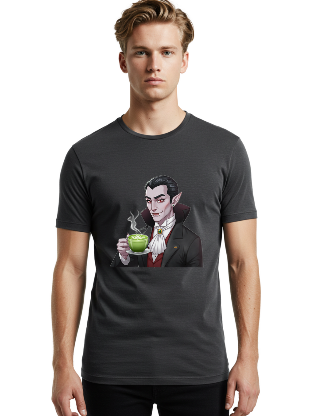Vampire Men'S Graphic Tee, 100% Cotton, Comfortable Casual Summer Wear, Machine Washable, Vintage Camera, Old Camera, Antique Camera, Black Camera, Classic Photography, Photography Equipment, Nostalgic Device, Film Camera, Camera Art Ban905