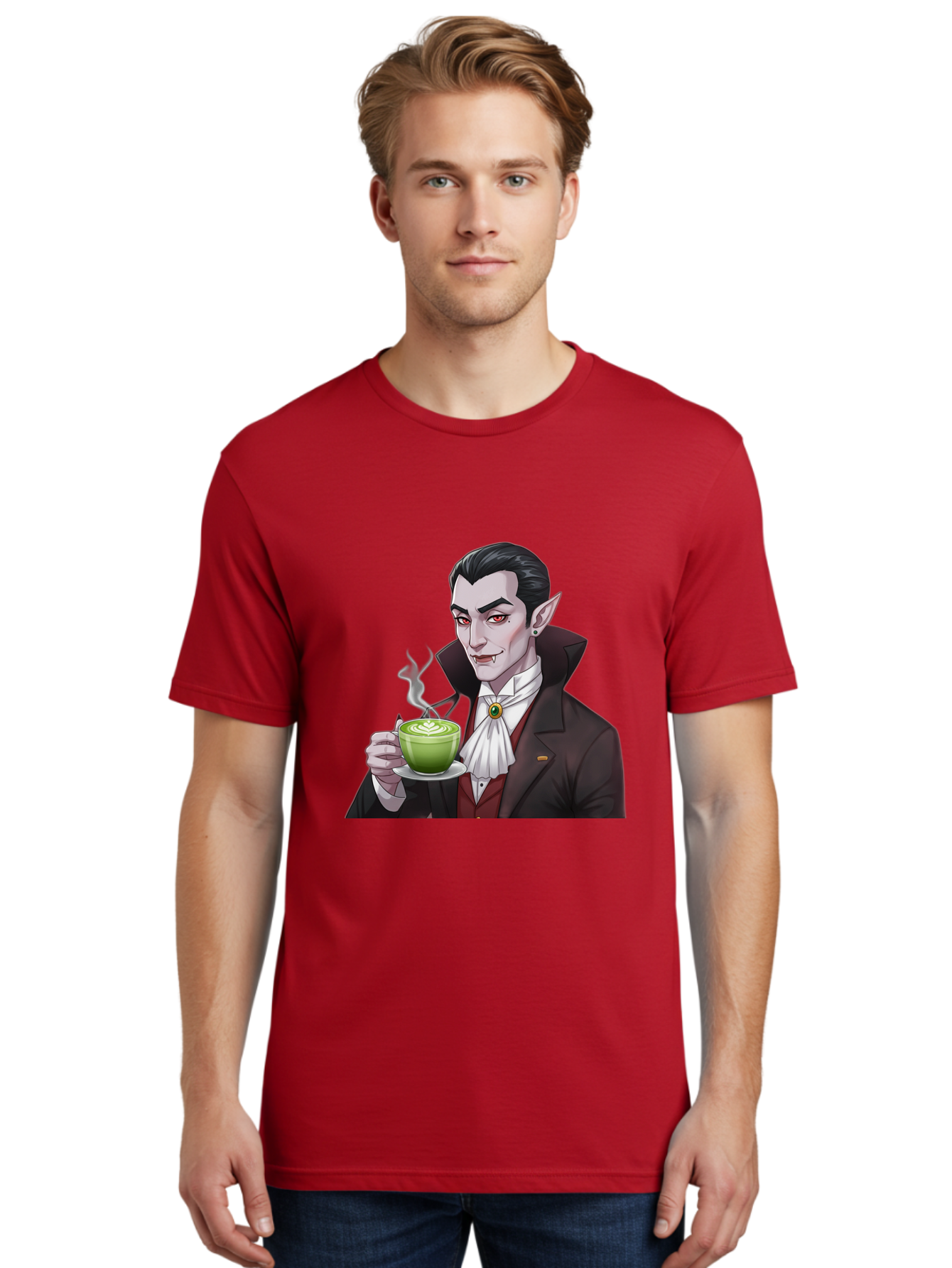 Vampire Men'S Graphic Tee, 100% Cotton, Comfortable Casual Summer Wear, Machine Washable, Vintage Camera, Old Camera, Antique Camera, Black Camera, Classic Photography, Photography Equipment, Nostalgic Device, Film Camera, Camera Art Ban905