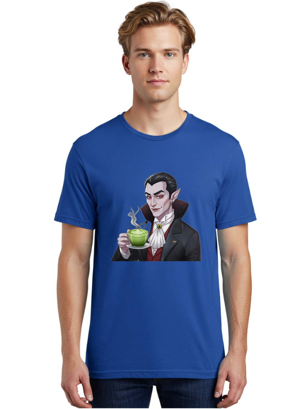 Vampire Men'S Graphic Tee, 100% Cotton, Comfortable Casual Summer Wear, Machine Washable, Vintage Camera, Old Camera, Antique Camera, Black Camera, Classic Photography, Photography Equipment, Nostalgic Device, Film Camera, Camera Art Ban905