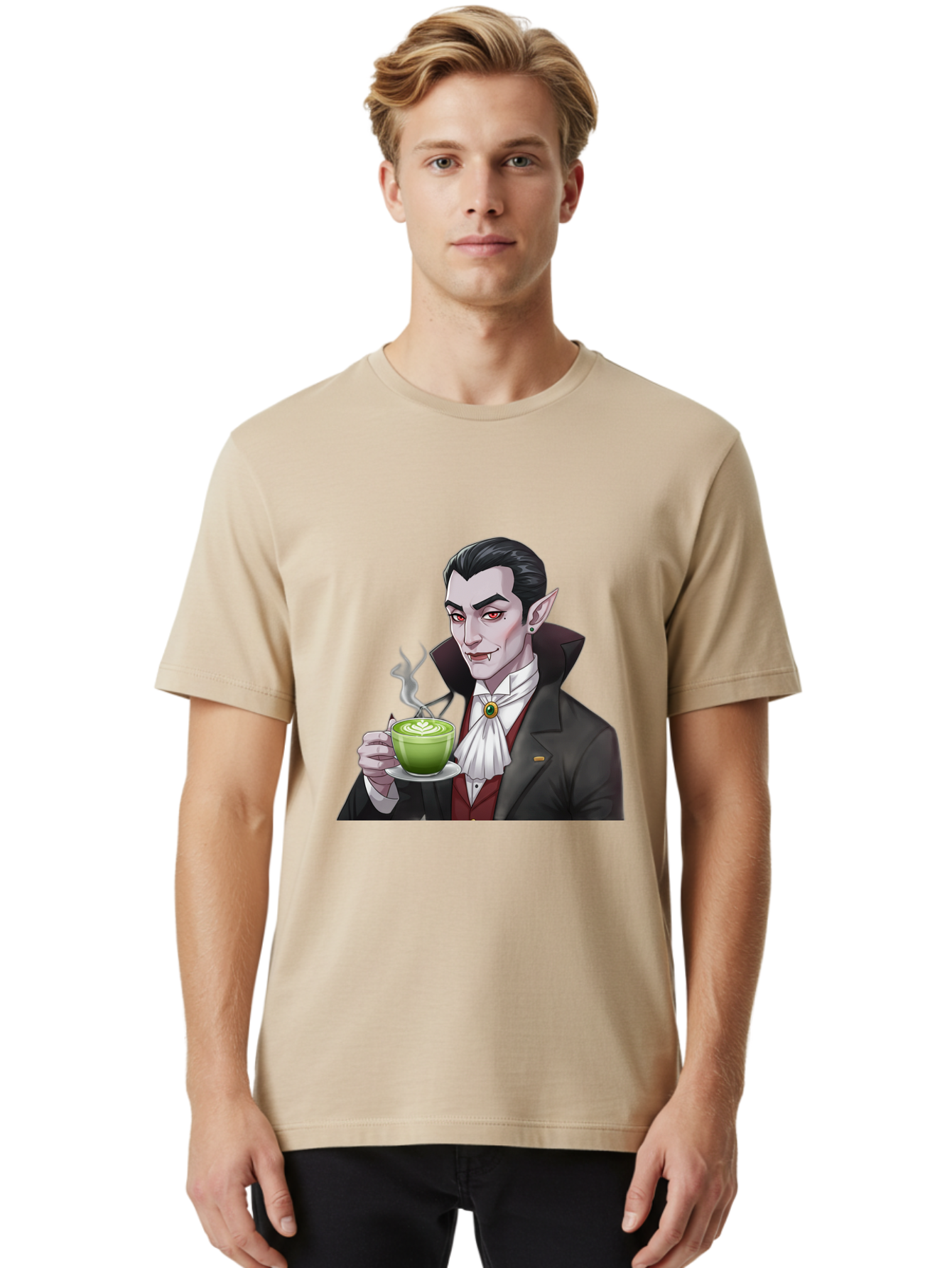 Vampire Men'S Graphic Tee, 100% Cotton, Comfortable Casual Summer Wear, Machine Washable, Vintage Camera, Old Camera, Antique Camera, Black Camera, Classic Photography, Photography Equipment, Nostalgic Device, Film Camera, Camera Art Ban905