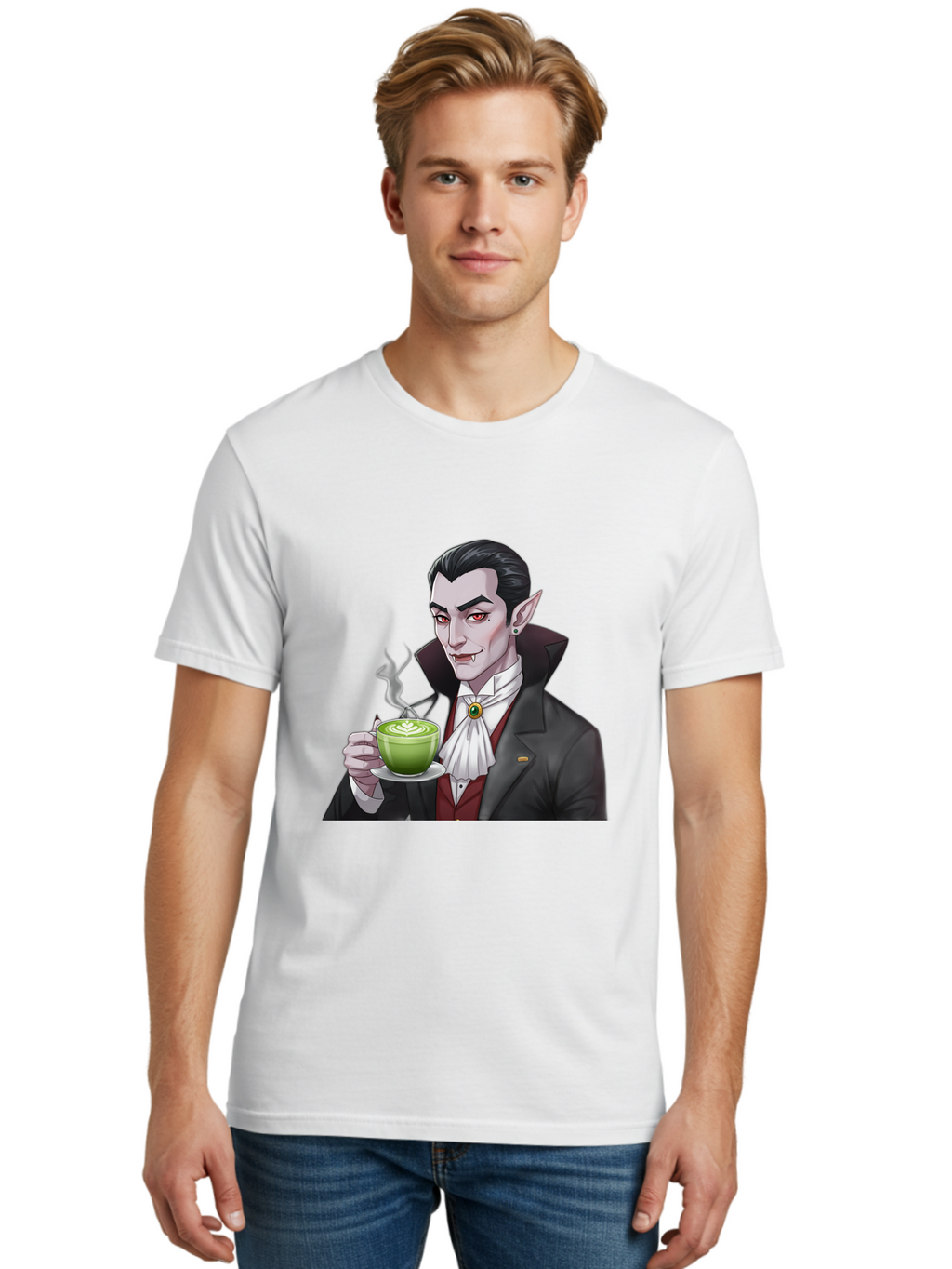 Vampire Men'S Graphic Tee, 100% Cotton, Comfortable Casual Summer Wear, Machine Washable, Vintage Camera, Old Camera, Antique Camera, Black Camera, Classic Photography, Photography Equipment, Nostalgic Device, Film Camera, Camera Art Ban905