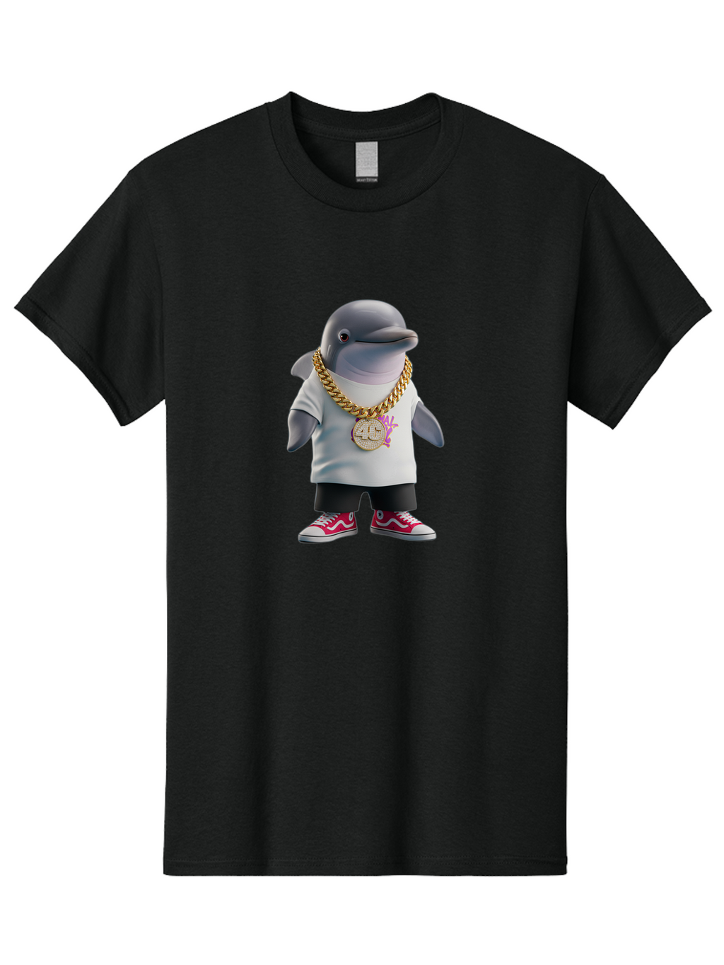 Vans-Dolphin Men'S Graphic Tee, 100% Cotton, Comfortable Casual Summer Wear, Machine Washable, Vintage Camera, Old Camera, Antique Camera, Black Camera, Classic Photography, Photography Equipment, Nostalgic Device, Film Camera, Camera Art Ban906