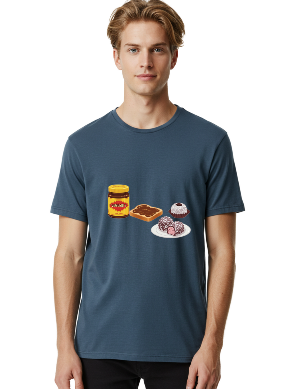 Vegemite Men'S Graphic Tee, 100% Cotton, Comfortable Casual Summer Wear, Machine Washable, Vintage Camera, Old Camera, Antique Camera, Black Camera, Classic Photography, Photography Equipment, Nostalgic Device, Film Camera, Camera Art Ban908