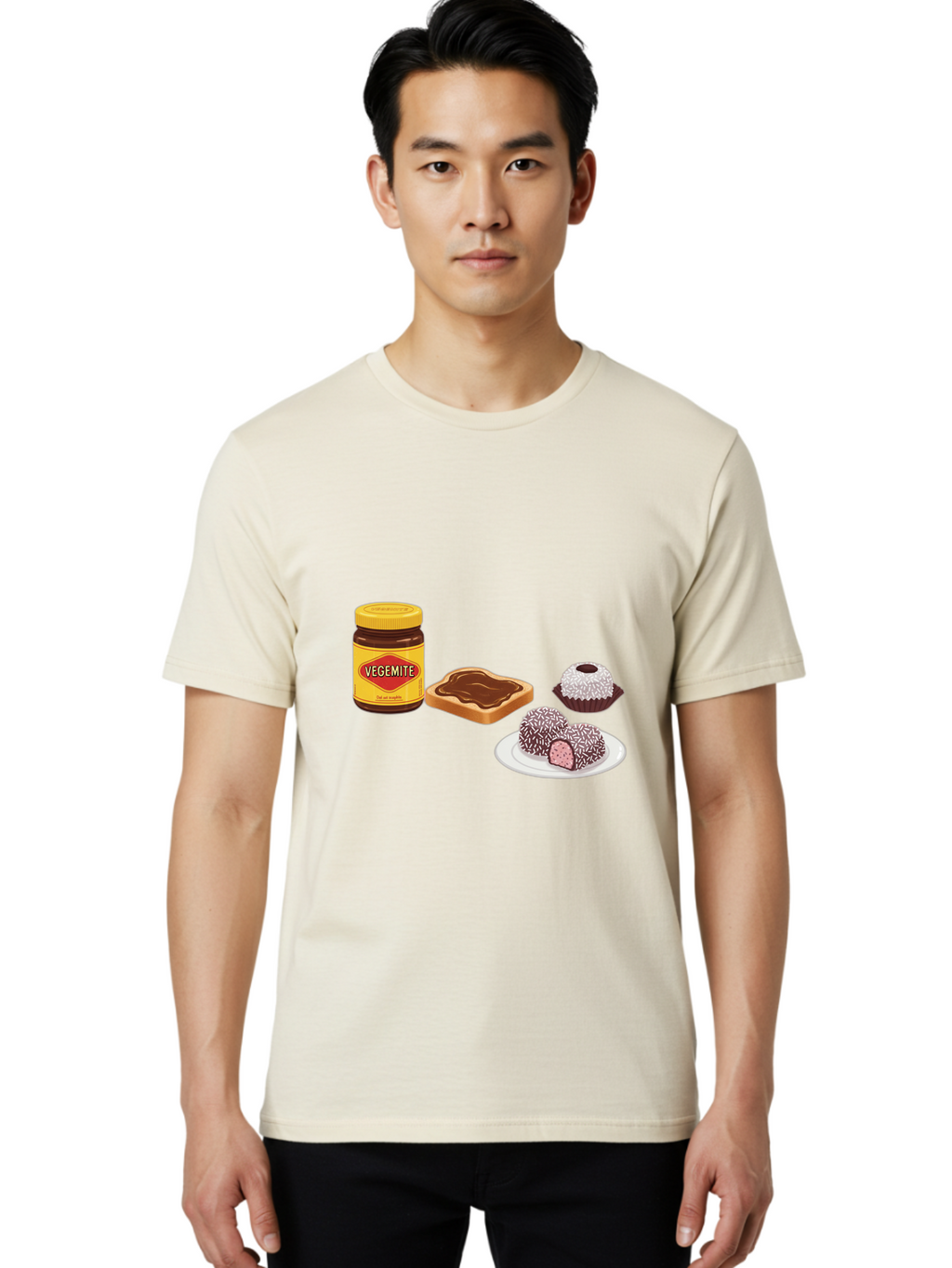 Vegemite Men'S Graphic Tee, 100% Cotton, Comfortable Casual Summer Wear, Machine Washable, Vintage Camera, Old Camera, Antique Camera, Black Camera, Classic Photography, Photography Equipment, Nostalgic Device, Film Camera, Camera Art Ban908