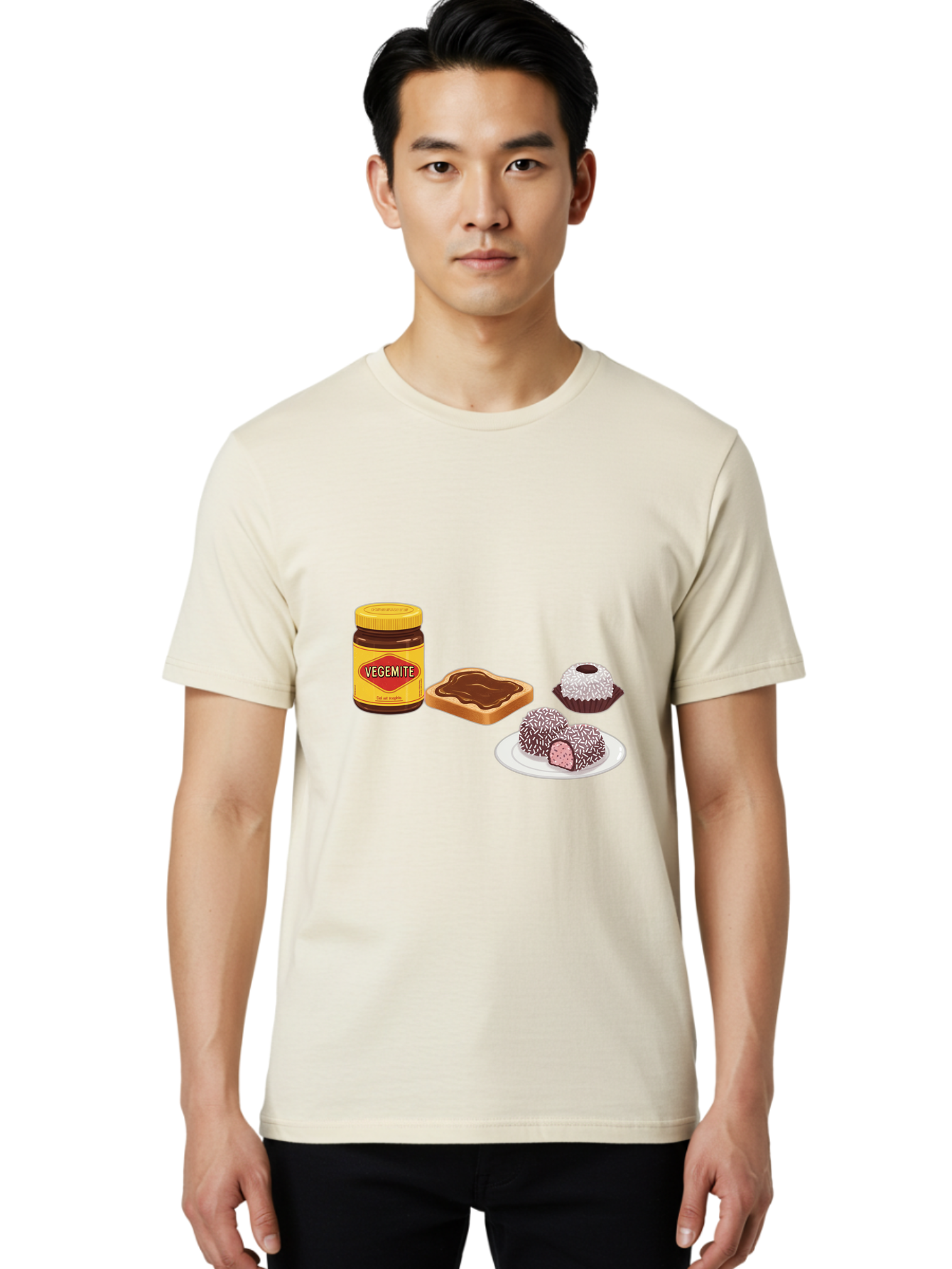 Vegemite Men'S Graphic Tee, 100% Cotton, Comfortable Casual Summer Wear, Machine Washable, Vintage Camera, Old Camera, Antique Camera, Black Camera, Classic Photography, Photography Equipment, Nostalgic Device, Film Camera, Camera Art Ban908