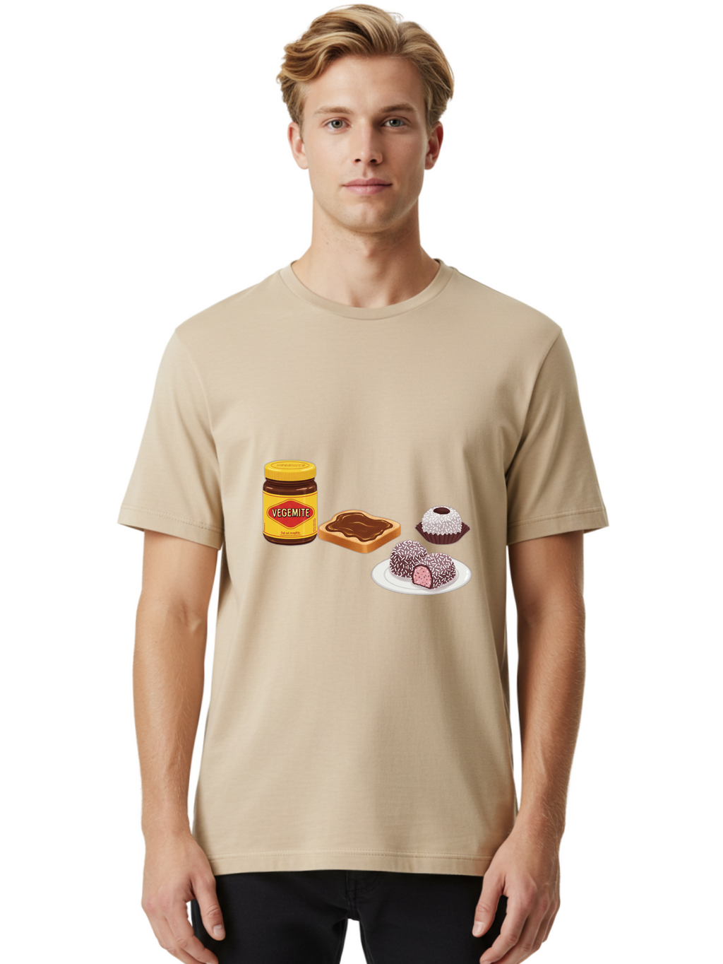 Vegemite Men'S Graphic Tee, 100% Cotton, Comfortable Casual Summer Wear, Machine Washable, Vintage Camera, Old Camera, Antique Camera, Black Camera, Classic Photography, Photography Equipment, Nostalgic Device, Film Camera, Camera Art Ban908