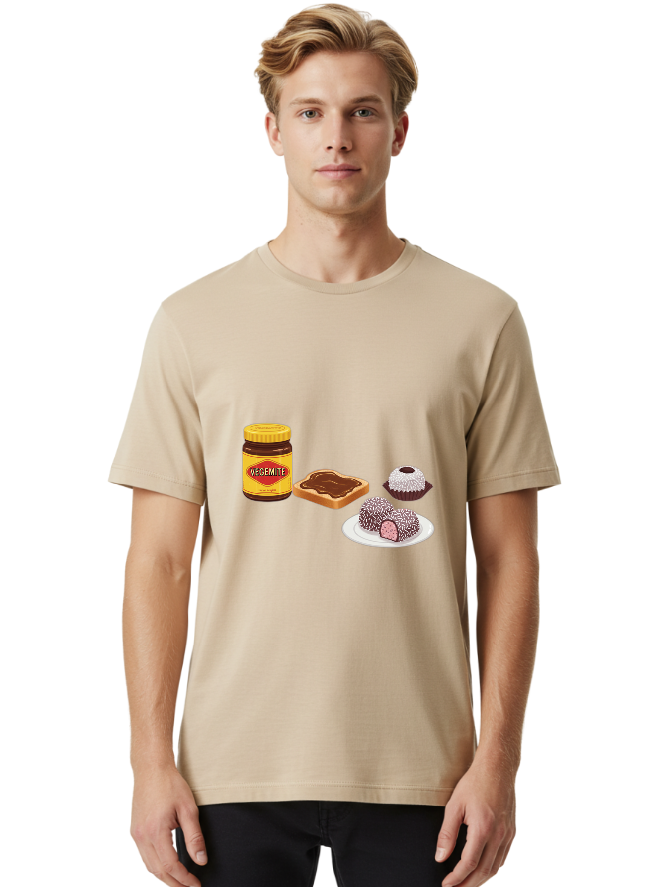 Vegemite Men'S Graphic Tee, 100% Cotton, Comfortable Casual Summer Wear, Machine Washable, Vintage Camera, Old Camera, Antique Camera, Black Camera, Classic Photography, Photography Equipment, Nostalgic Device, Film Camera, Camera Art Ban908