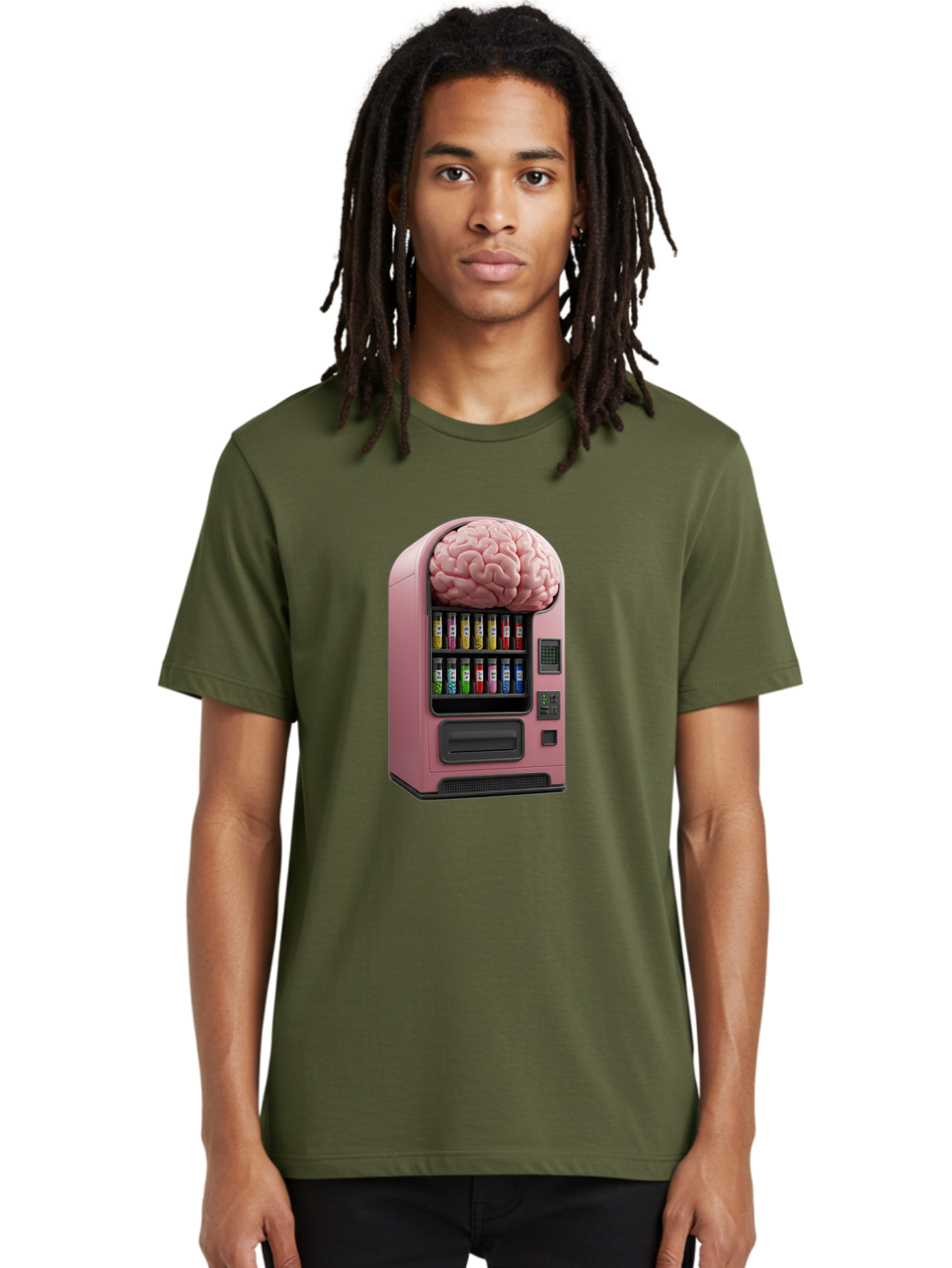 Vending-Machine-With-Brain Men'S Graphic Tee, 100% Cotton, Comfortable Casual Summer Wear, Machine Washable, Vintage Camera, Old Camera, Antique Camera, Black Camera, Classic Photography, Photography Equipment, Nostalgic Device, Film Camera, Ban910