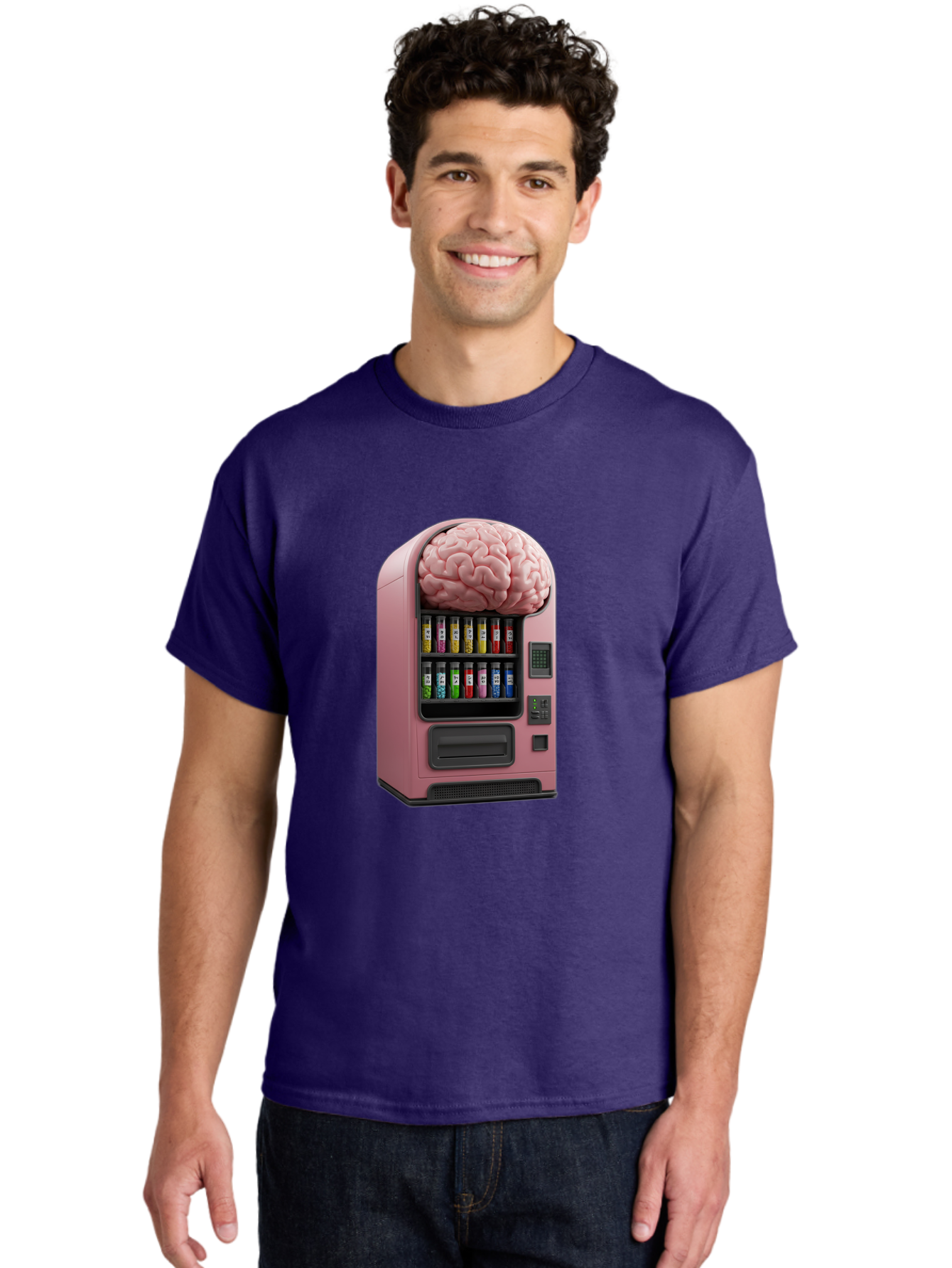 Vending-Machine-With-Brain Men'S Graphic Tee, 100% Cotton, Comfortable Casual Summer Wear, Machine Washable, Vintage Camera, Old Camera, Antique Camera, Black Camera, Classic Photography, Photography Equipment, Nostalgic Device, Film Camera, Ban910