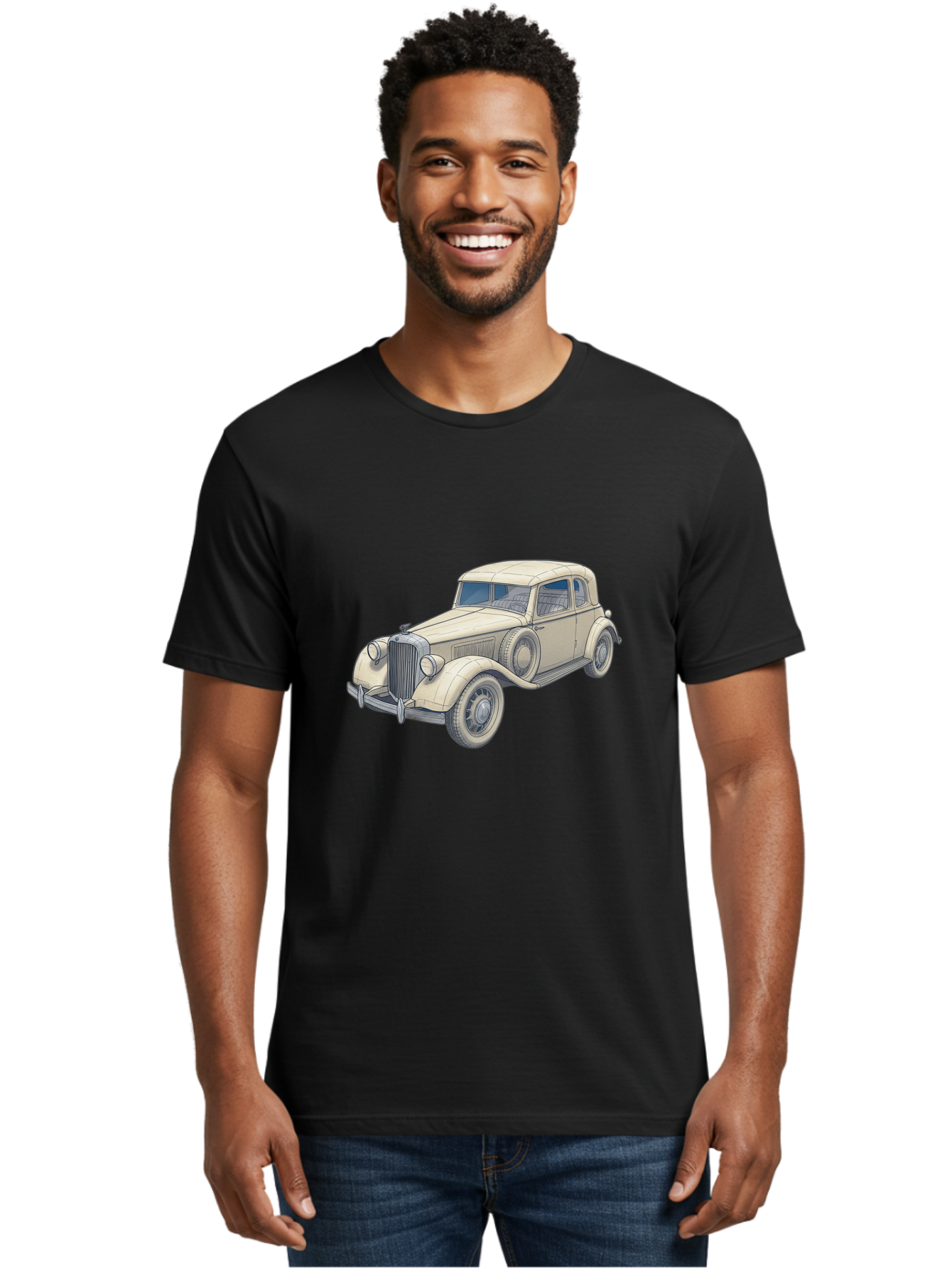 Vintage-Car Men'S Graphic Tee, 100% Cotton, Comfortable Casual Summer Wear, Machine Washable, Vintage Camera, Old Camera, Antique Camera, Black Camera, Classic Photography, Photography Equipment, Nostalgic Device, Film Camera, Camera Art Ban918