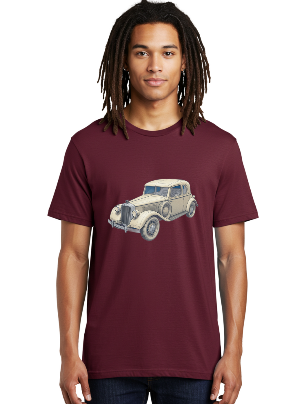 Vintage-Car Men'S Graphic Tee, 100% Cotton, Comfortable Casual Summer Wear, Machine Washable, Vintage Camera, Old Camera, Antique Camera, Black Camera, Classic Photography, Photography Equipment, Nostalgic Device, Film Camera, Camera Art Ban918