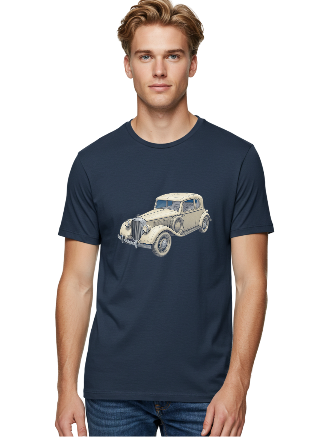 Vintage-Car Men'S Graphic Tee, 100% Cotton, Comfortable Casual Summer Wear, Machine Washable, Vintage Camera, Old Camera, Antique Camera, Black Camera, Classic Photography, Photography Equipment, Nostalgic Device, Film Camera, Camera Art Ban918