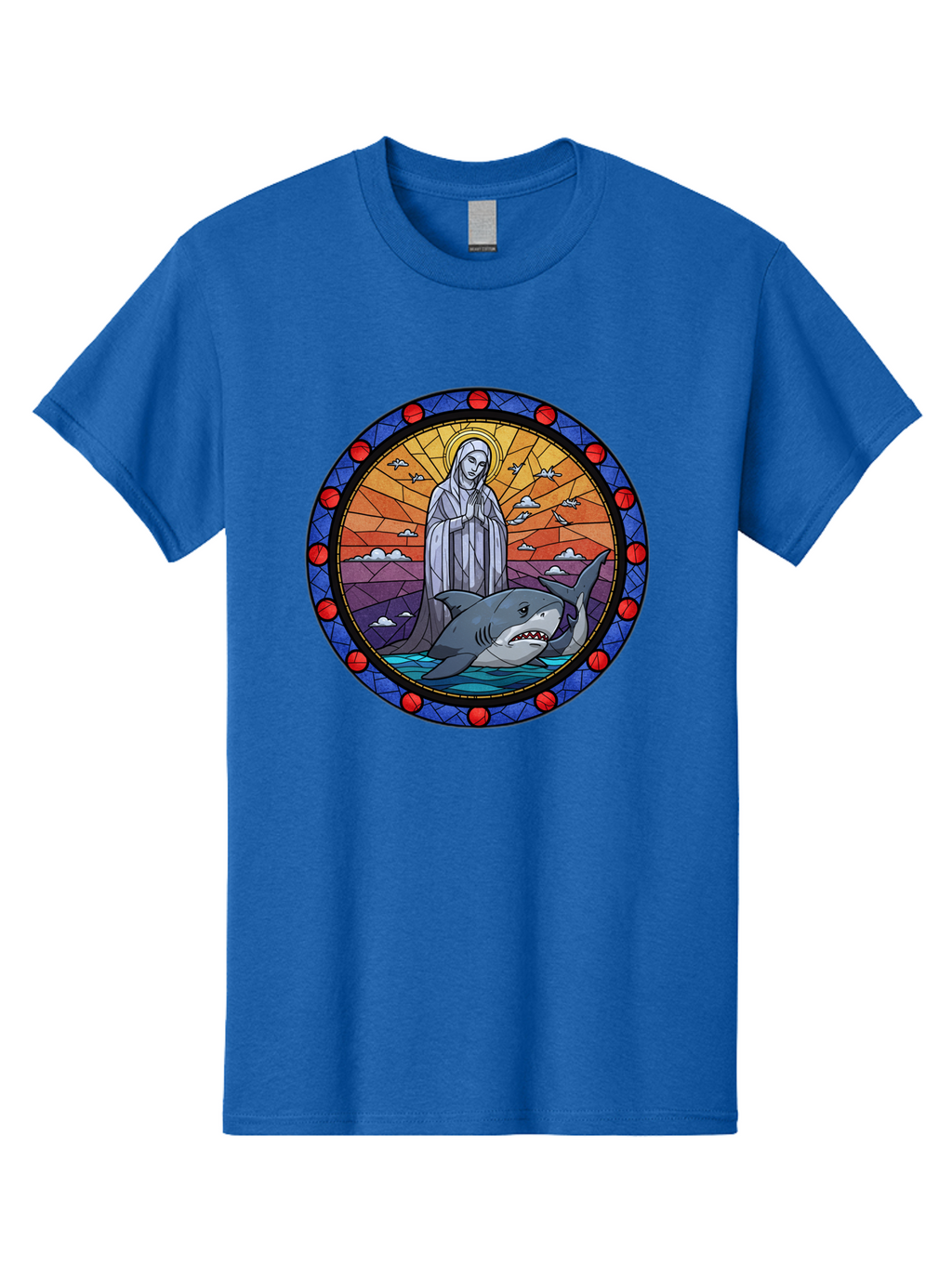 Virgin-Mary-With-Shark Men'S Graphic Tee, 100% Cotton, Comfortable Casual Summer Wear, Machine Washable, Vintage Camera, Old Camera, Antique Camera, Black Camera, Classic Photography, Photography Equipment, Nostalgic Device, Film Camera, Ban924