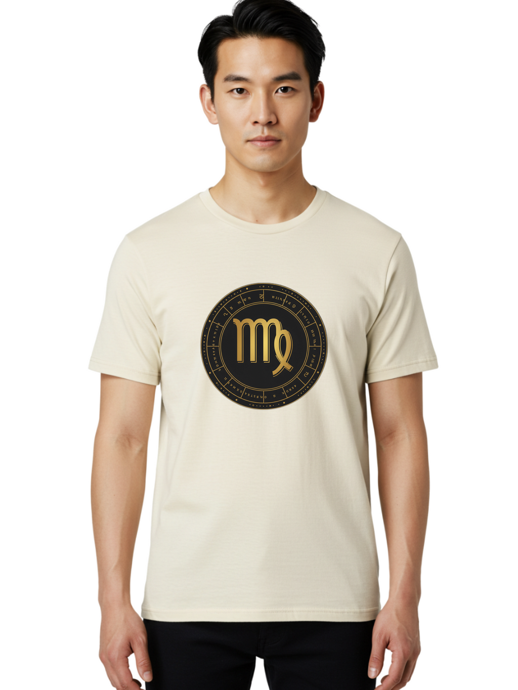 Virgo-Astrology-Symbol Men'S Graphic Tee, 100% Cotton, Comfortable Casual Summer Wear, Machine Washable, Vintage Camera, Old Camera, Antique Camera, Black Camera, Classic Photography, Photography Equipment, Nostalgic Device, Film Camera, Ban926
