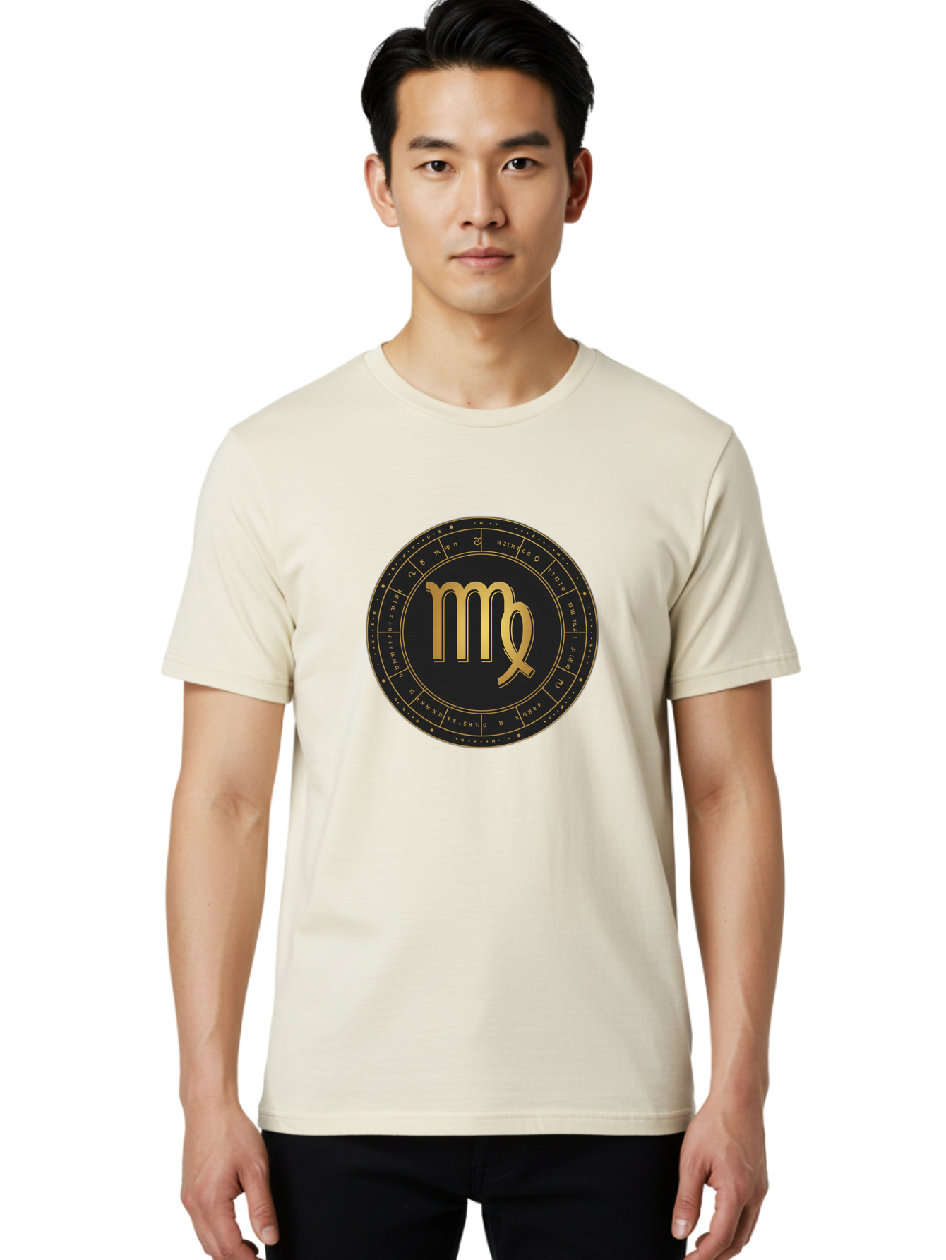 Virgo-Astrology-Symbol Men'S Graphic Tee, 100% Cotton, Comfortable Casual Summer Wear, Machine Washable, Vintage Camera, Old Camera, Antique Camera, Black Camera, Classic Photography, Photography Equipment, Nostalgic Device, Film Camera, Ban926