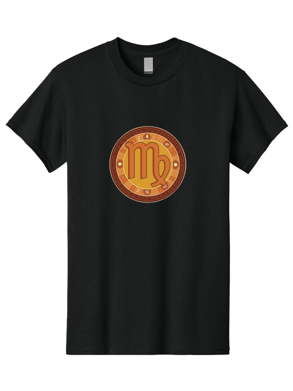 Virgo-Symbol-1 Men'S Graphic Tee, 100% Cotton, Comfortable Casual Summer Wear, Machine Washable, Vintage Camera, Old Camera, Antique Camera, Black Camera, Classic Photography, Photography Equipment, Nostalgic Device, Film Camera, Camera Art Ban927