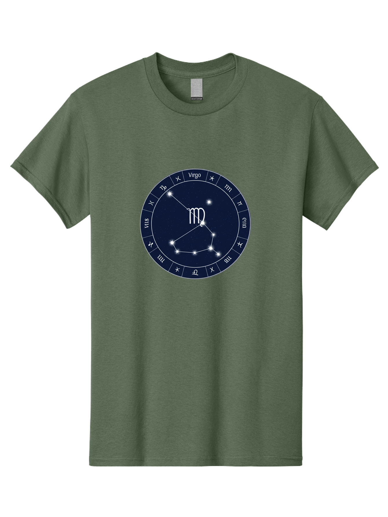 Virgo-Zodiac-Circle Men'S Graphic Tee, 100% Cotton, Comfortable Casual Summer Wear, Machine Washable, Vintage Camera, Old Camera, Antique Camera, Black Camera, Classic Photography, Photography Equipment, Nostalgic Device, Film Camera, Ban929