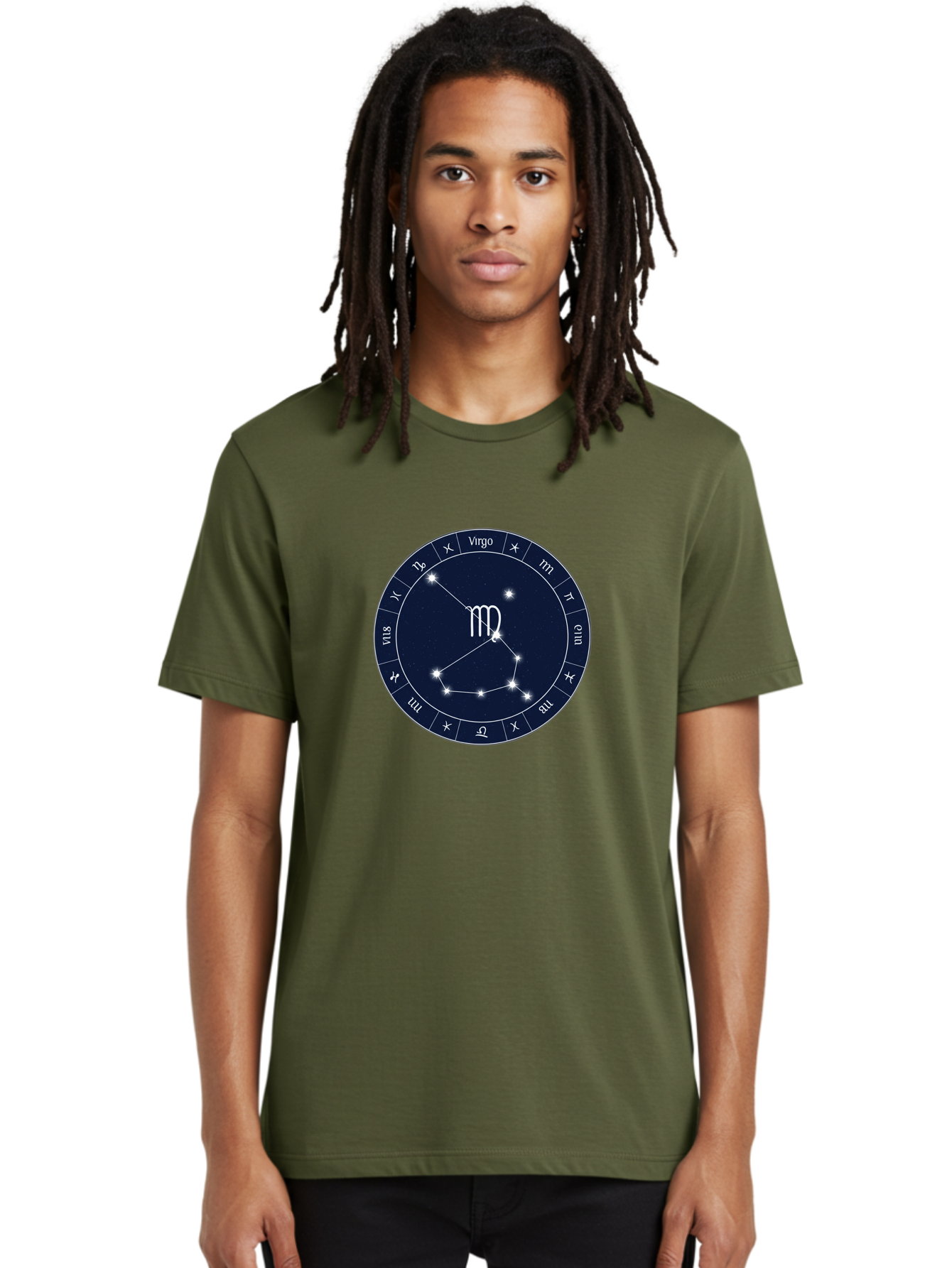 Virgo-Zodiac-Circle Men'S Graphic Tee, 100% Cotton, Comfortable Casual Summer Wear, Machine Washable, Vintage Camera, Old Camera, Antique Camera, Black Camera, Classic Photography, Photography Equipment, Nostalgic Device, Film Camera, Ban929