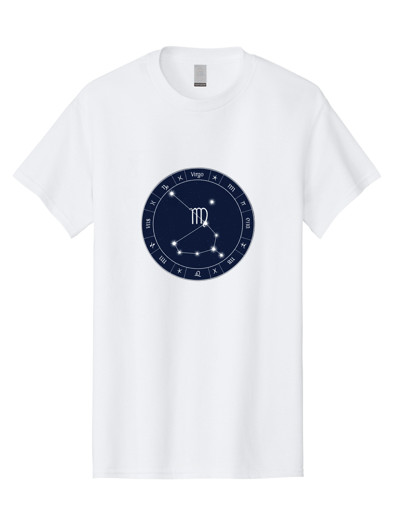 Virgo-Zodiac-Circle Men'S Graphic Tee, 100% Cotton, Comfortable Casual Summer Wear, Machine Washable, Vintage Camera, Old Camera, Antique Camera, Black Camera, Classic Photography, Photography Equipment, Nostalgic Device, Film Camera, Ban929