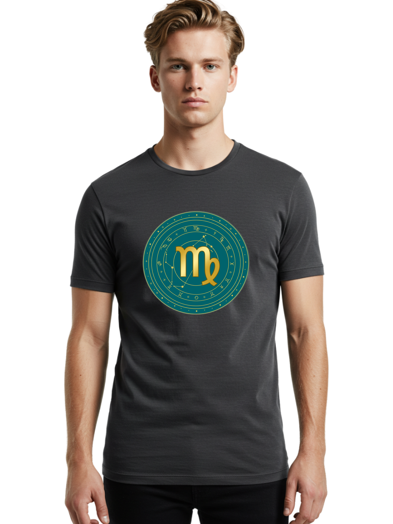 Virgo-Zodiac-Symbol Men'S Graphic Tee, 100% Cotton, Comfortable Casual Summer Wear, Machine Washable, Vintage Camera, Old Camera, Antique Camera, Black Camera, Classic Photography, Photography Equipment, Nostalgic Device, Film Camera, Ban931