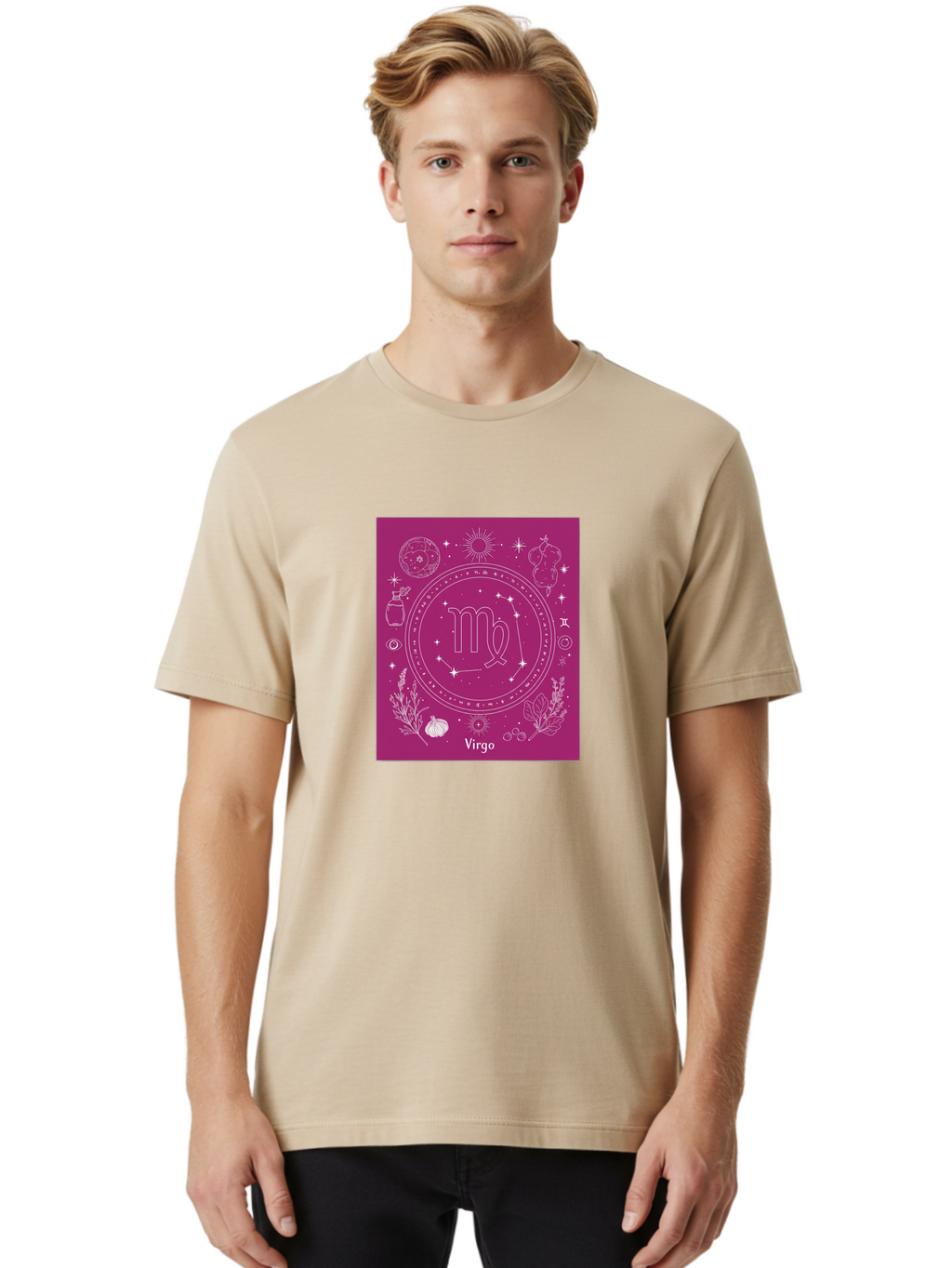 Virgo-Zodiac Men'S Graphic Tee, 100% Cotton, Comfortable Casual Summer Wear, Machine Washable, Vintage Camera, Old Camera, Antique Camera, Black Camera, Classic Photography, Photography Equipment, Nostalgic Device, Film Camera, Camera Art Ban932