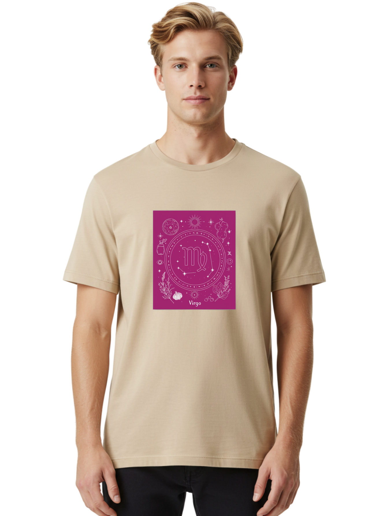 Virgo-Zodiac Men'S Graphic Tee, 100% Cotton, Comfortable Casual Summer Wear, Machine Washable, Vintage Camera, Old Camera, Antique Camera, Black Camera, Classic Photography, Photography Equipment, Nostalgic Device, Film Camera, Camera Art Ban932