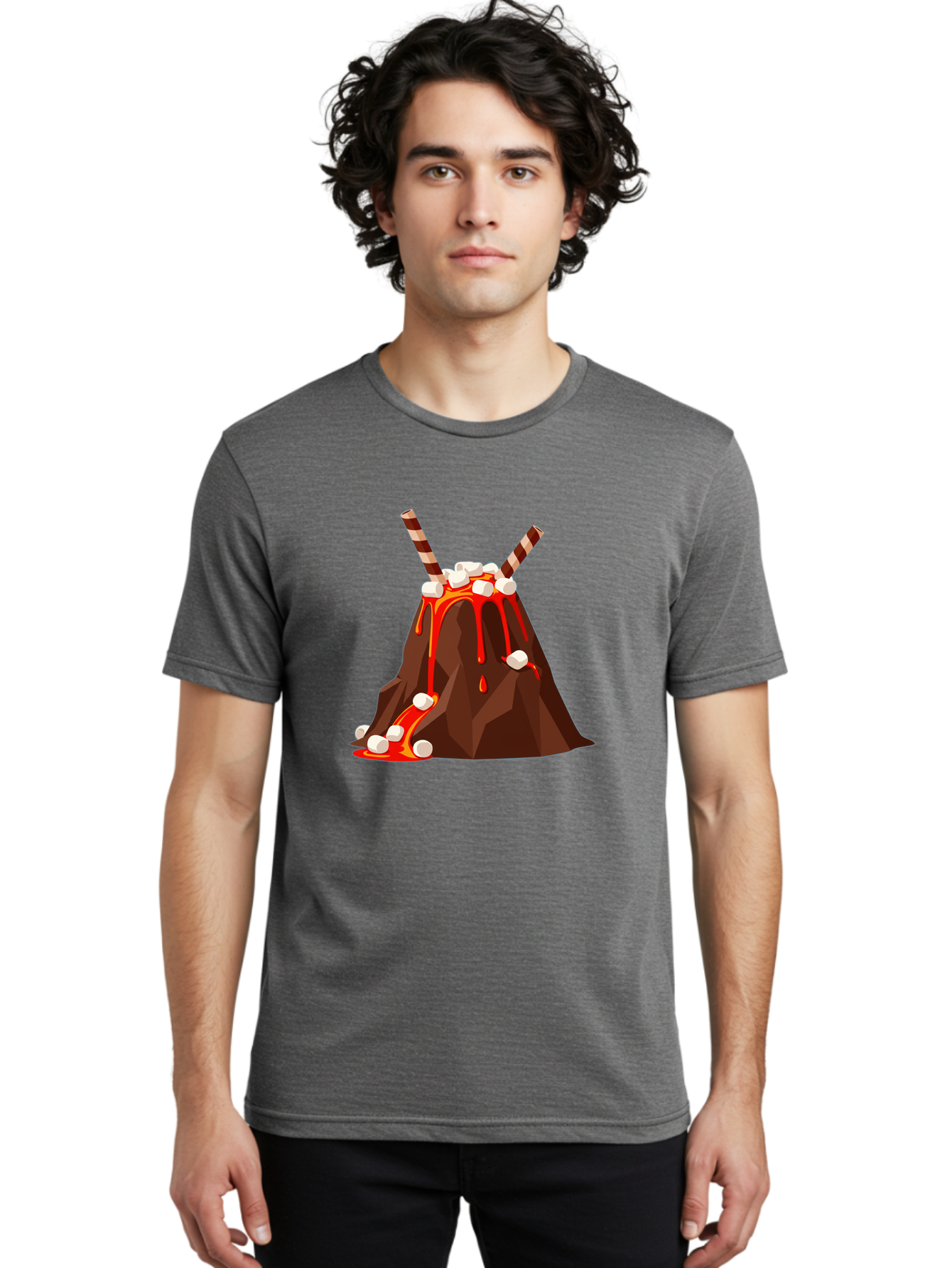 Volcano-Drink Men'S Graphic Tee, 100% Cotton, Comfortable Casual Summer Wear, Machine Washable, Vintage Camera, Old Camera, Antique Camera, Black Camera, Classic Photography, Photography Equipment, Nostalgic Device, Film Camera, Camera Art Ban935