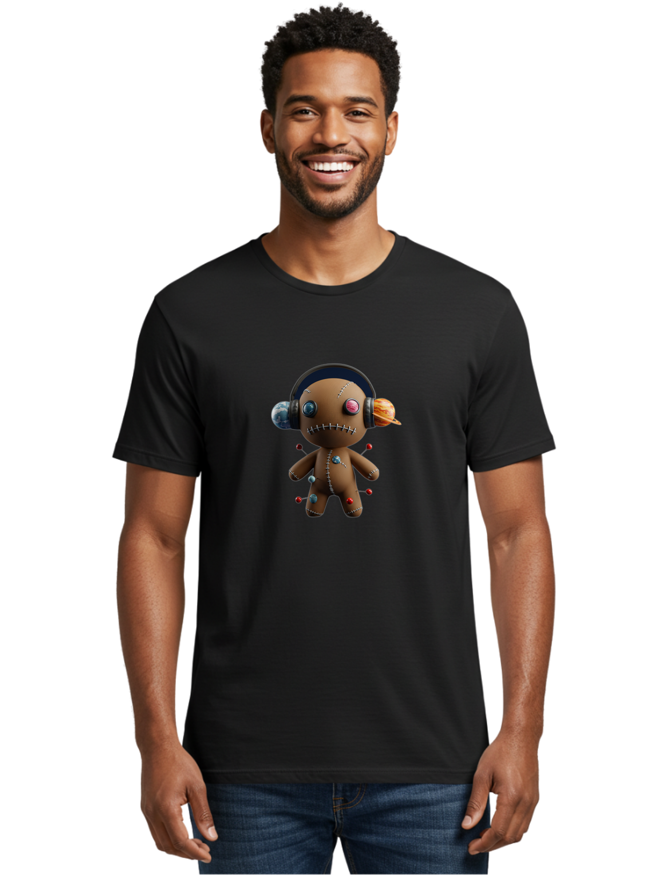 Voodoo-Doll-1 Men'S Graphic Tee, 100% Cotton, Comfortable Casual Summer Wear, Machine Washable, Vintage Camera, Old Camera, Antique Camera, Black Camera, Classic Photography, Photography Equipment, Nostalgic Device, Film Camera, Camera Art Ban936