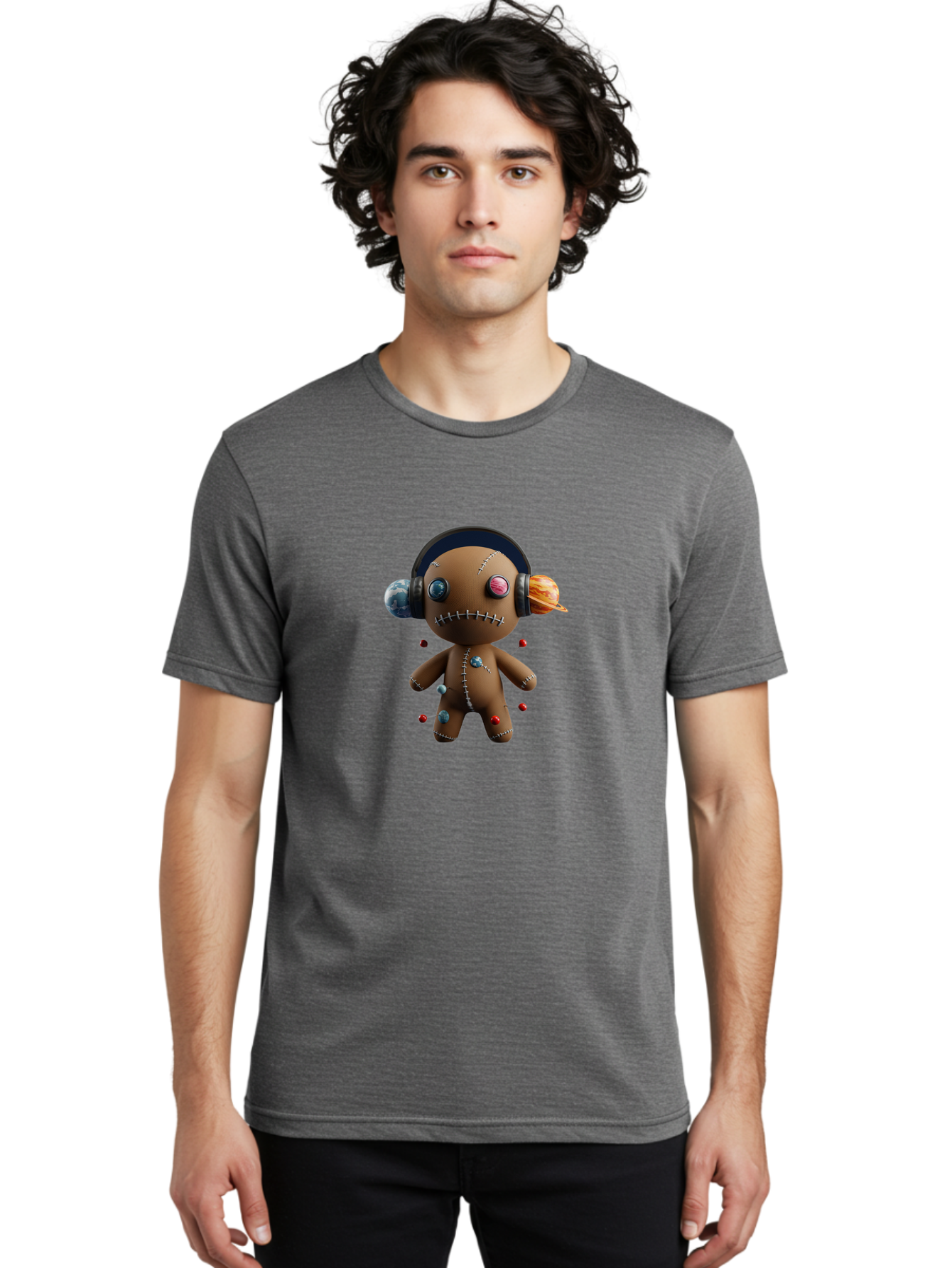 Voodoo-Doll-1 Men'S Graphic Tee, 100% Cotton, Comfortable Casual Summer Wear, Machine Washable, Vintage Camera, Old Camera, Antique Camera, Black Camera, Classic Photography, Photography Equipment, Nostalgic Device, Film Camera, Camera Art Ban936
