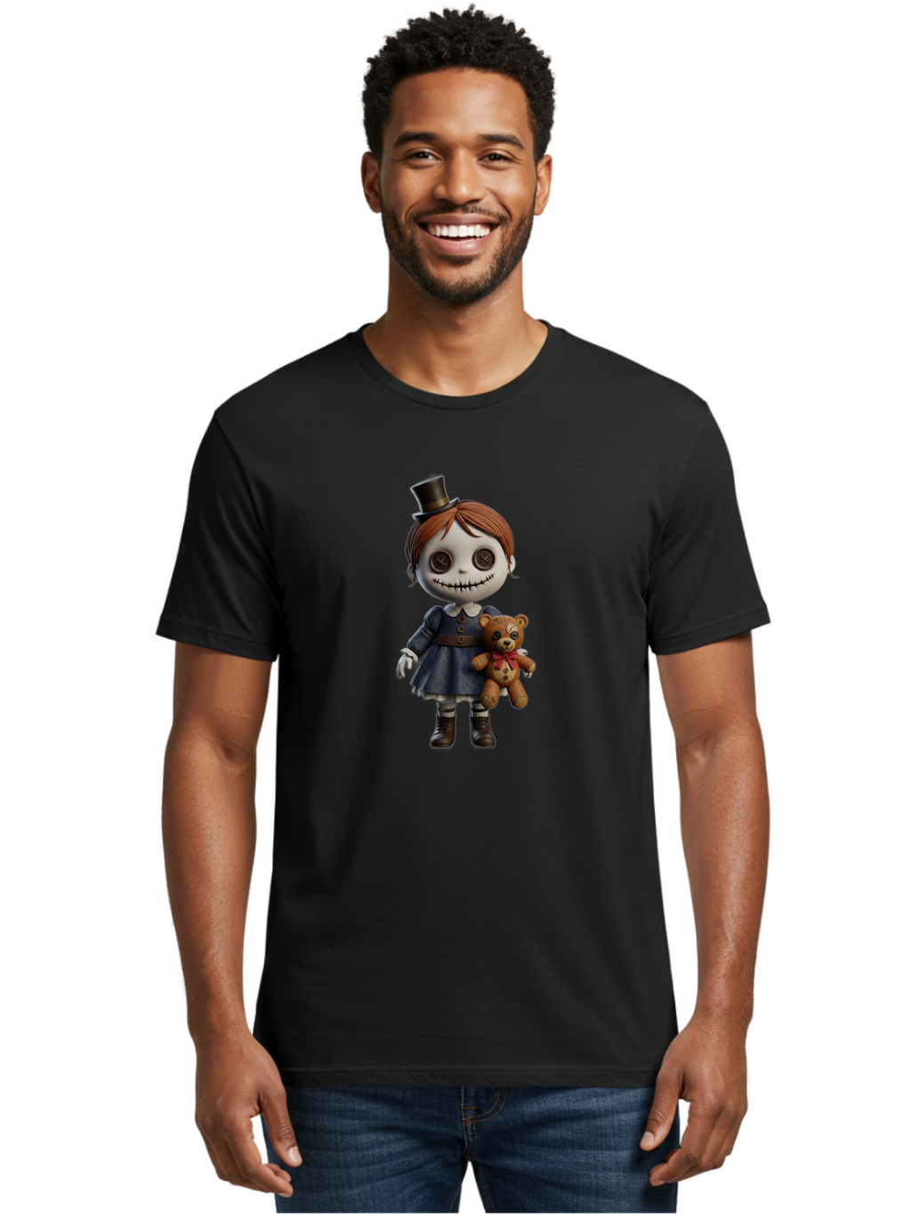 Voodoo-Doll-Girl Men'S Graphic Tee, 100% Cotton, Comfortable Casual Summer Wear, Machine Washable, Vintage Camera, Old Camera, Antique Camera, Black Camera, Classic Photography, Photography Equipment, Nostalgic Device, Film Camera, Camera Art Ban937