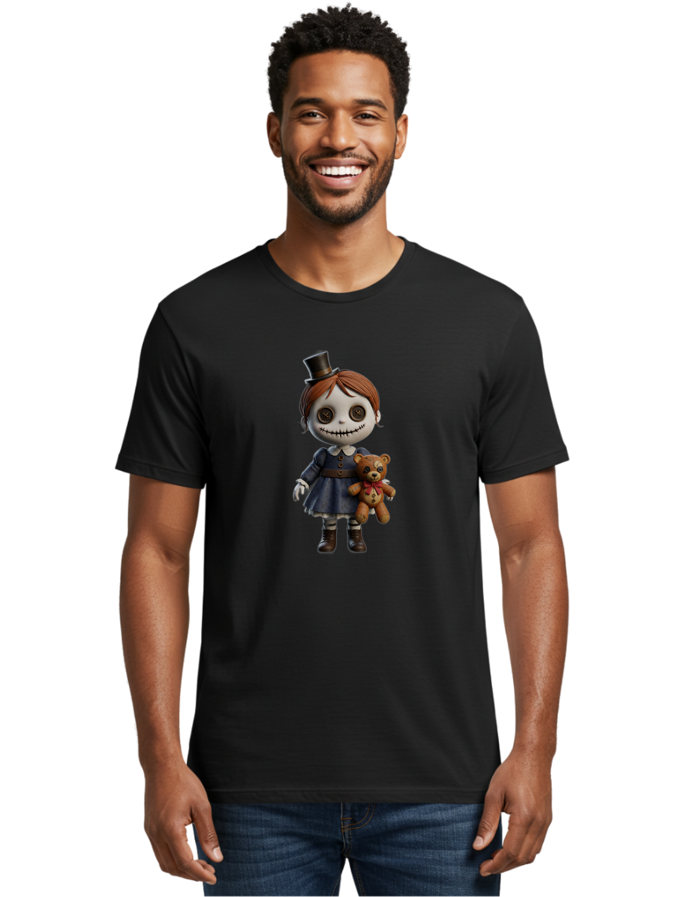 Voodoo-Doll-Girl Men'S Graphic Tee, 100% Cotton, Comfortable Casual Summer Wear, Machine Washable, Vintage Camera, Old Camera, Antique Camera, Black Camera, Classic Photography, Photography Equipment, Nostalgic Device, Film Camera, Camera Art Ban937