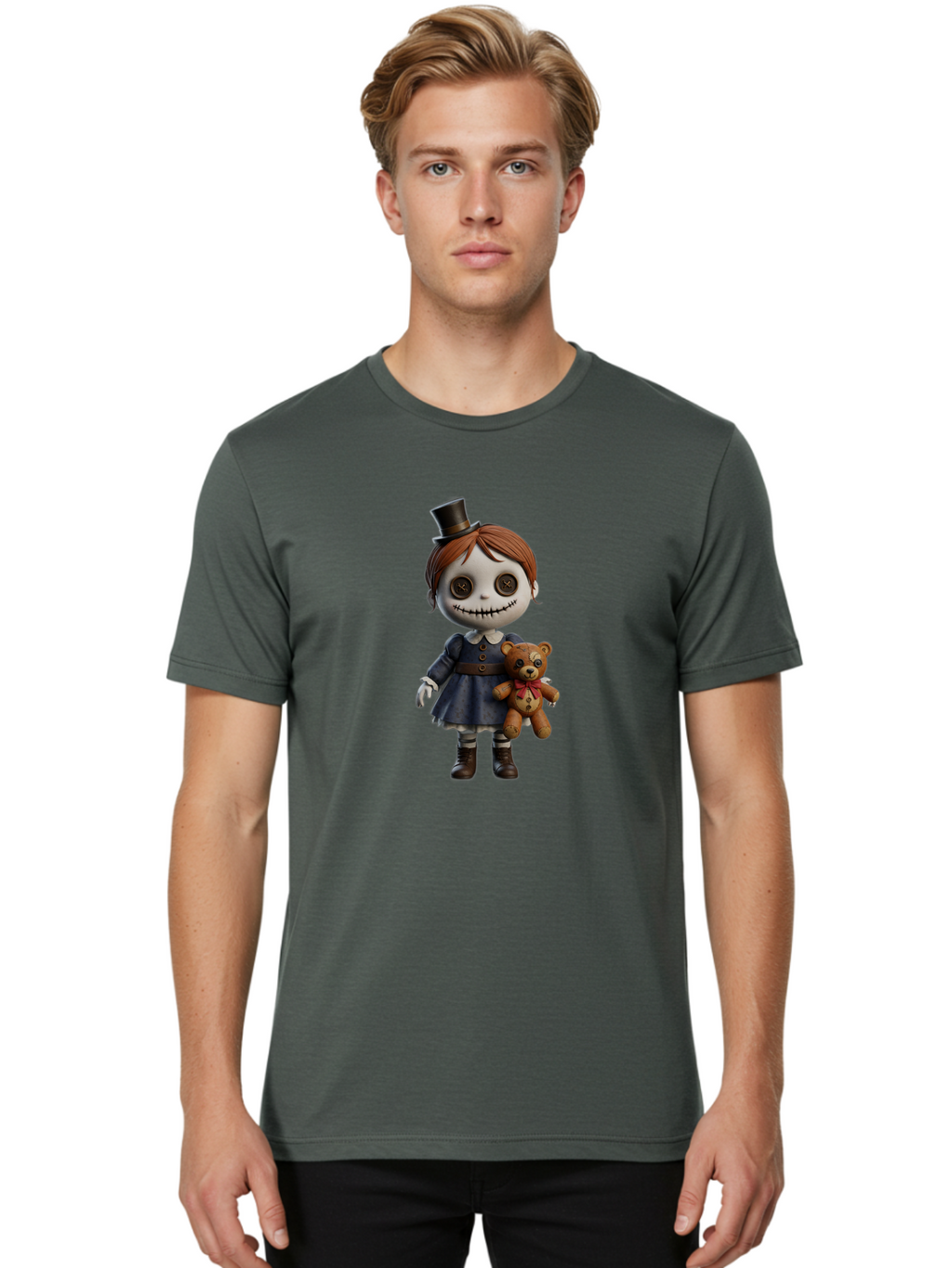 Voodoo-Doll-Girl Men'S Graphic Tee, 100% Cotton, Comfortable Casual Summer Wear, Machine Washable, Vintage Camera, Old Camera, Antique Camera, Black Camera, Classic Photography, Photography Equipment, Nostalgic Device, Film Camera, Camera Art Ban937