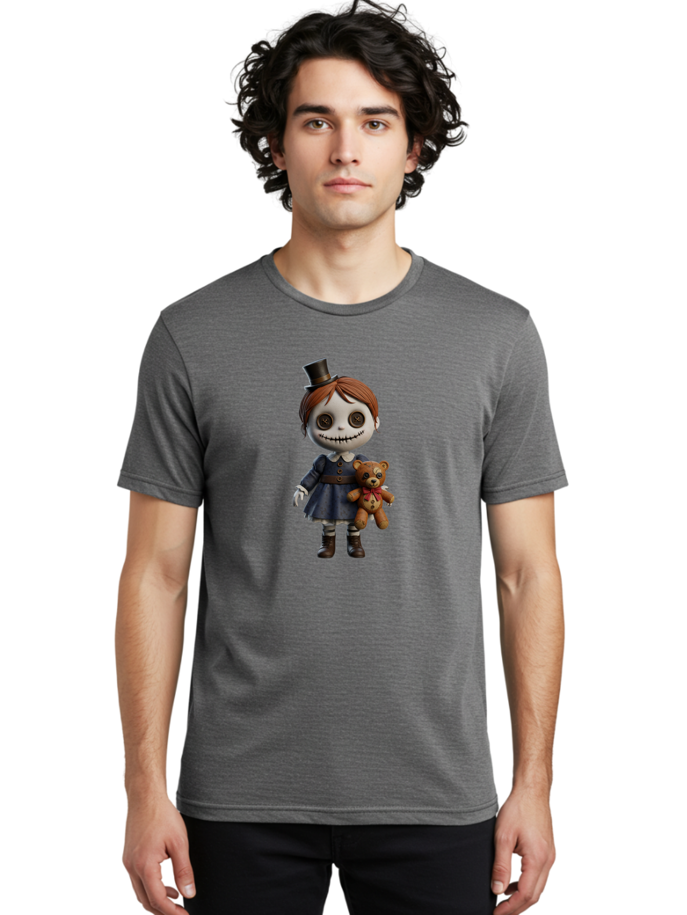 Voodoo-Doll-Girl Men'S Graphic Tee, 100% Cotton, Comfortable Casual Summer Wear, Machine Washable, Vintage Camera, Old Camera, Antique Camera, Black Camera, Classic Photography, Photography Equipment, Nostalgic Device, Film Camera, Camera Art Ban937