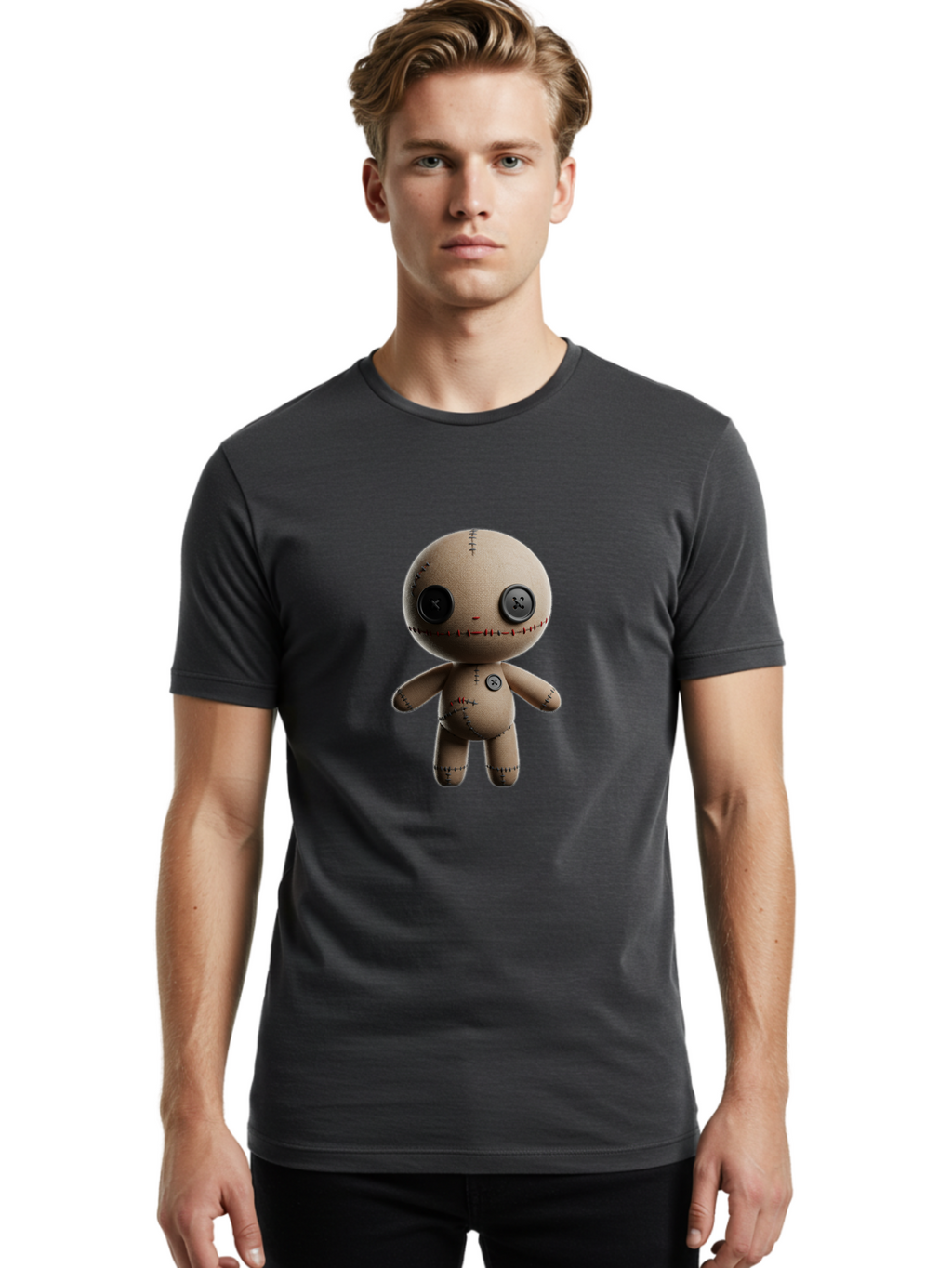 Voodoo-Doll Men'S Graphic Tee, 100% Cotton, Comfortable Casual Summer Wear, Machine Washable, Vintage Camera, Old Camera, Antique Camera, Black Camera, Classic Photography, Photography Equipment, Nostalgic Device, Film Camera, Camera Art Ban945
