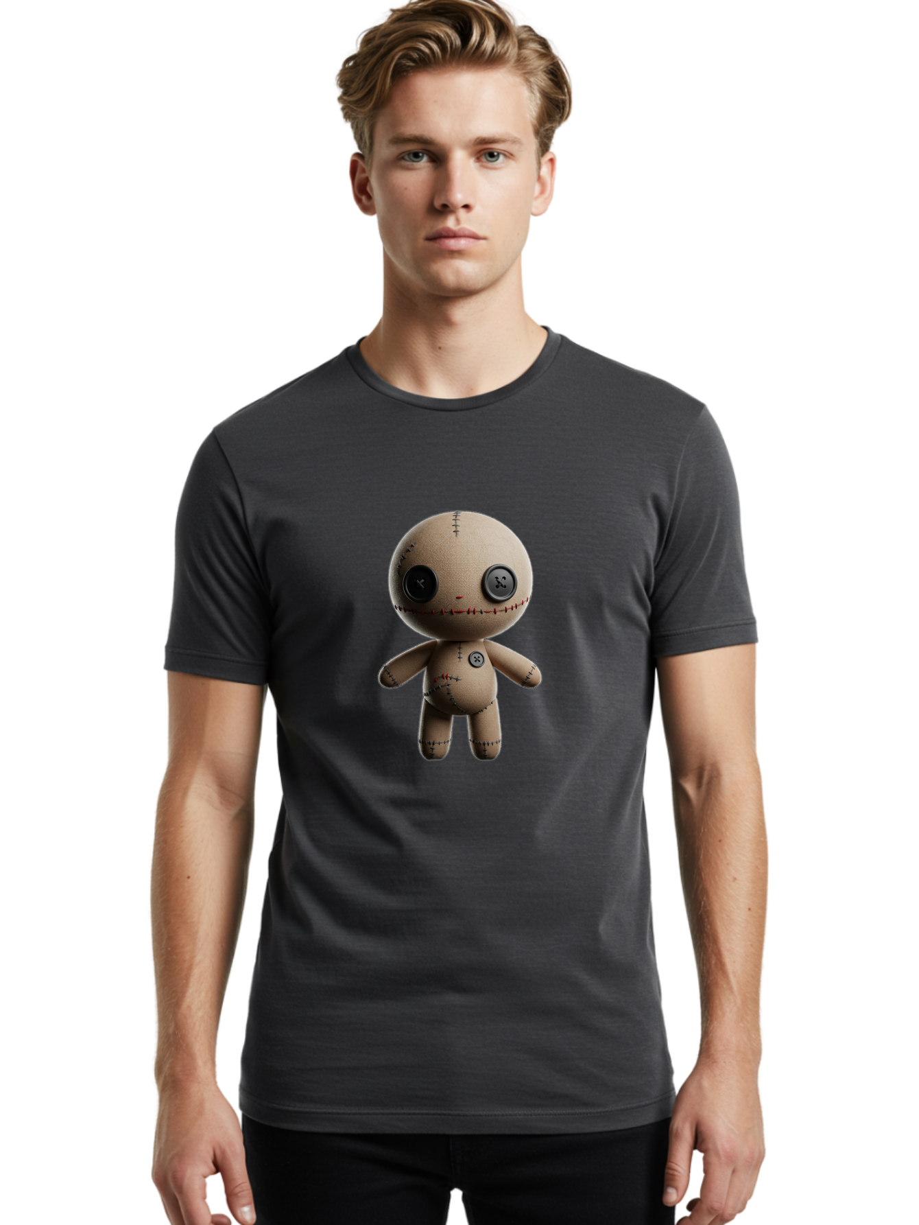 Voodoo-Doll Men'S Graphic Tee, 100% Cotton, Comfortable Casual Summer Wear, Machine Washable, Vintage Camera, Old Camera, Antique Camera, Black Camera, Classic Photography, Photography Equipment, Nostalgic Device, Film Camera, Camera Art Ban945